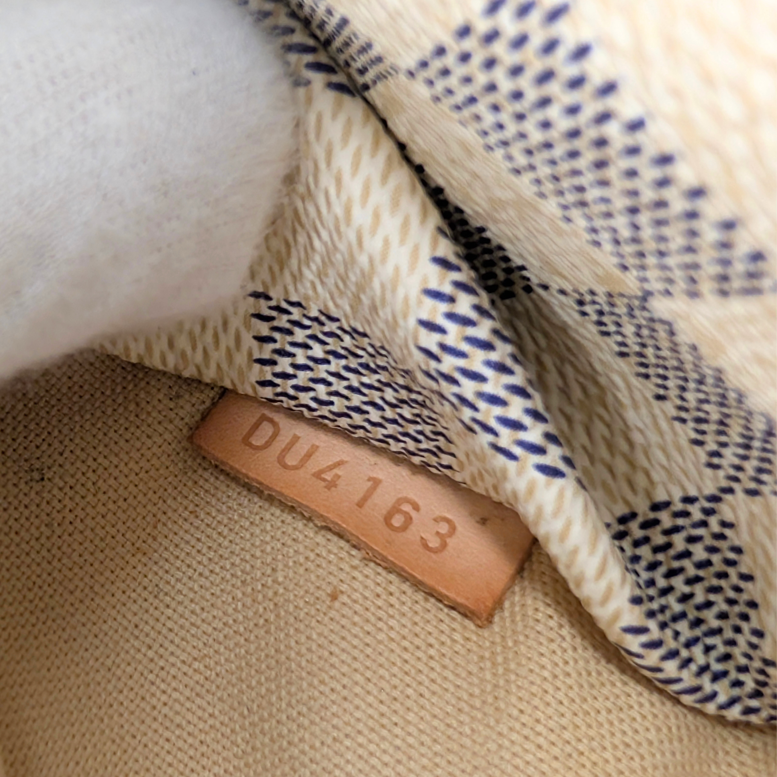Louis Vuitton Totally MM Damier Azur Shoulder Bag