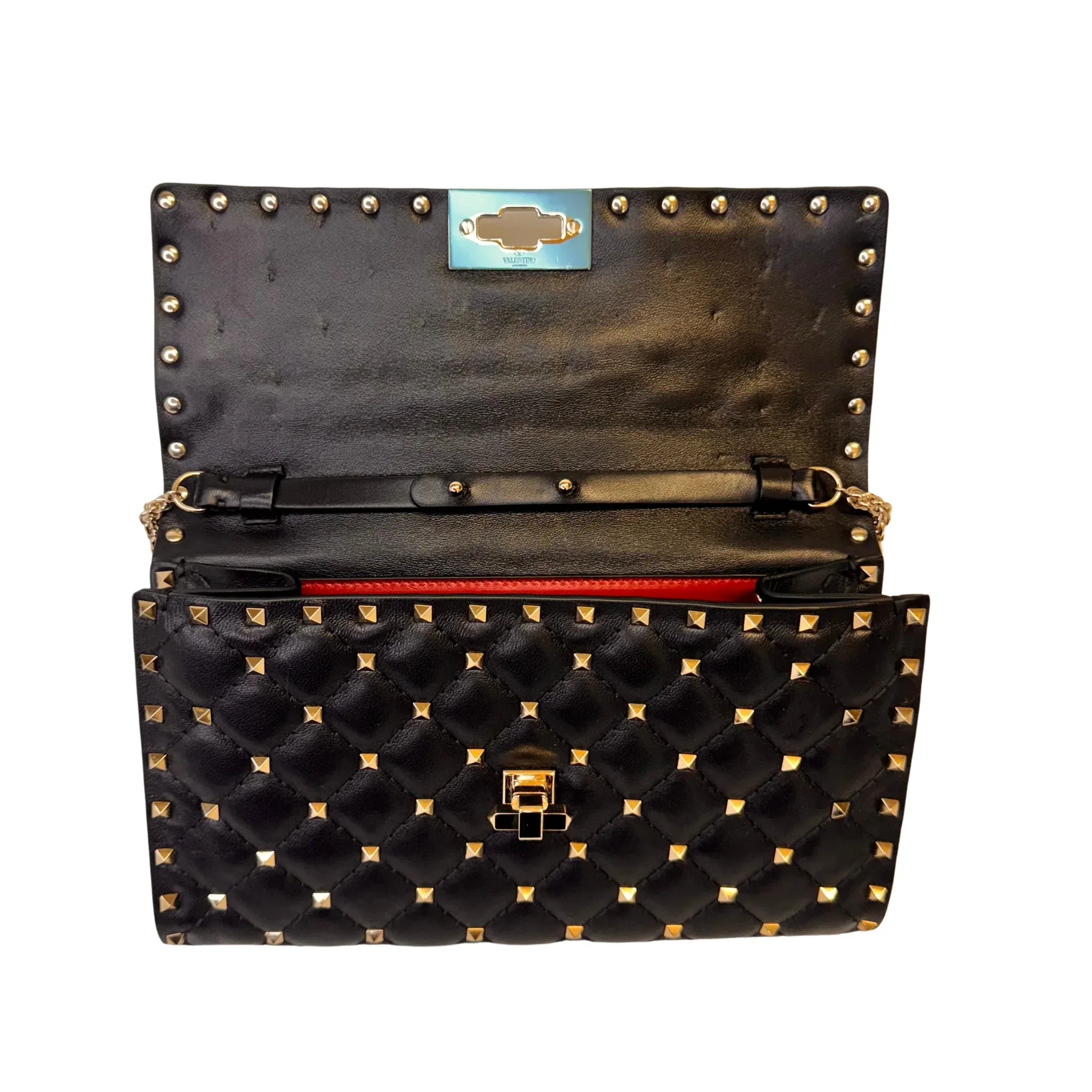 Valentino Garavani Rockstud Spike Bag Black - Lost Designer