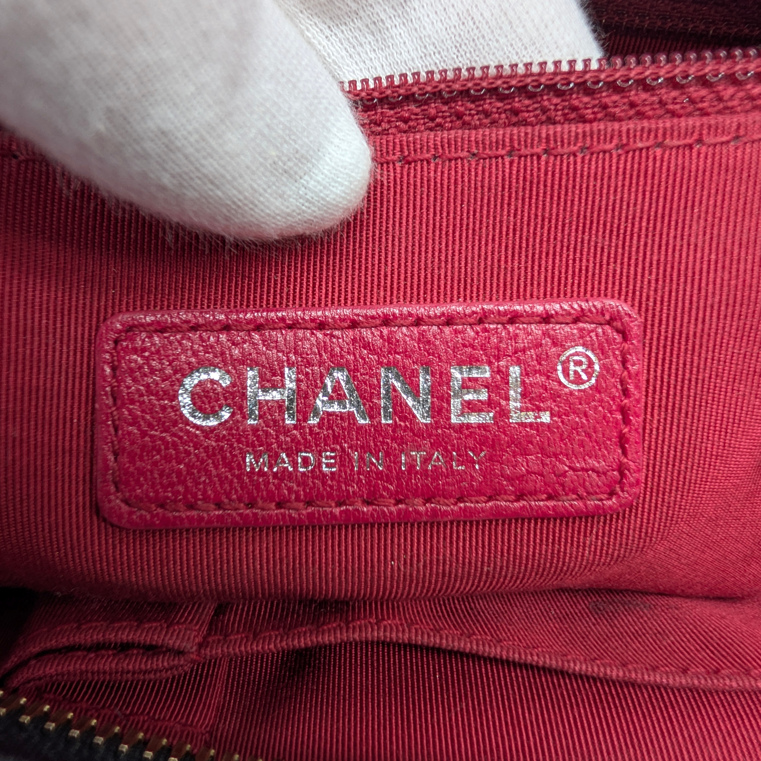 Chanel Aged Calfskin Quilted Large Gabrielle Hobo Bag Black