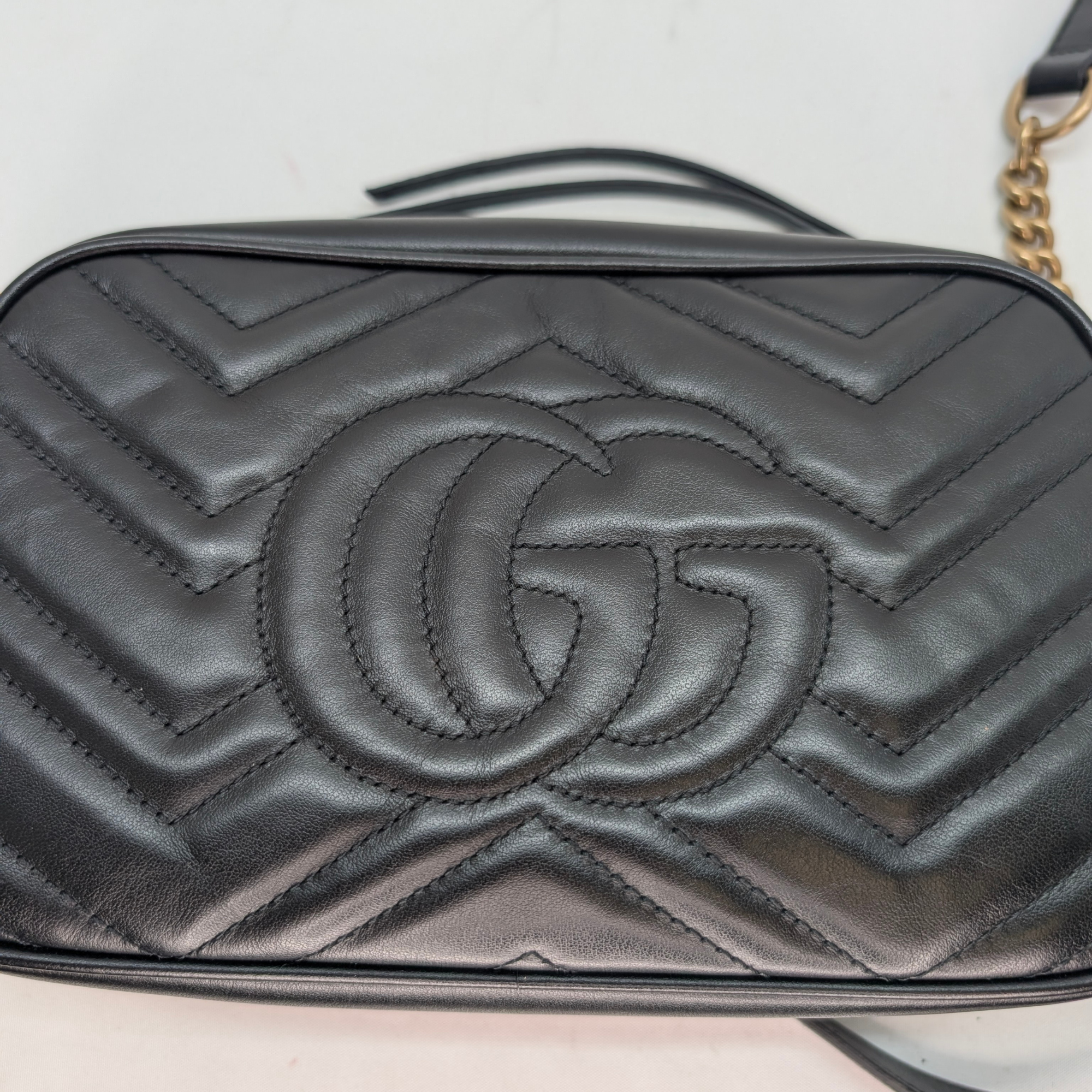 Gucci GG Marmont Small Shoulder Bag Black