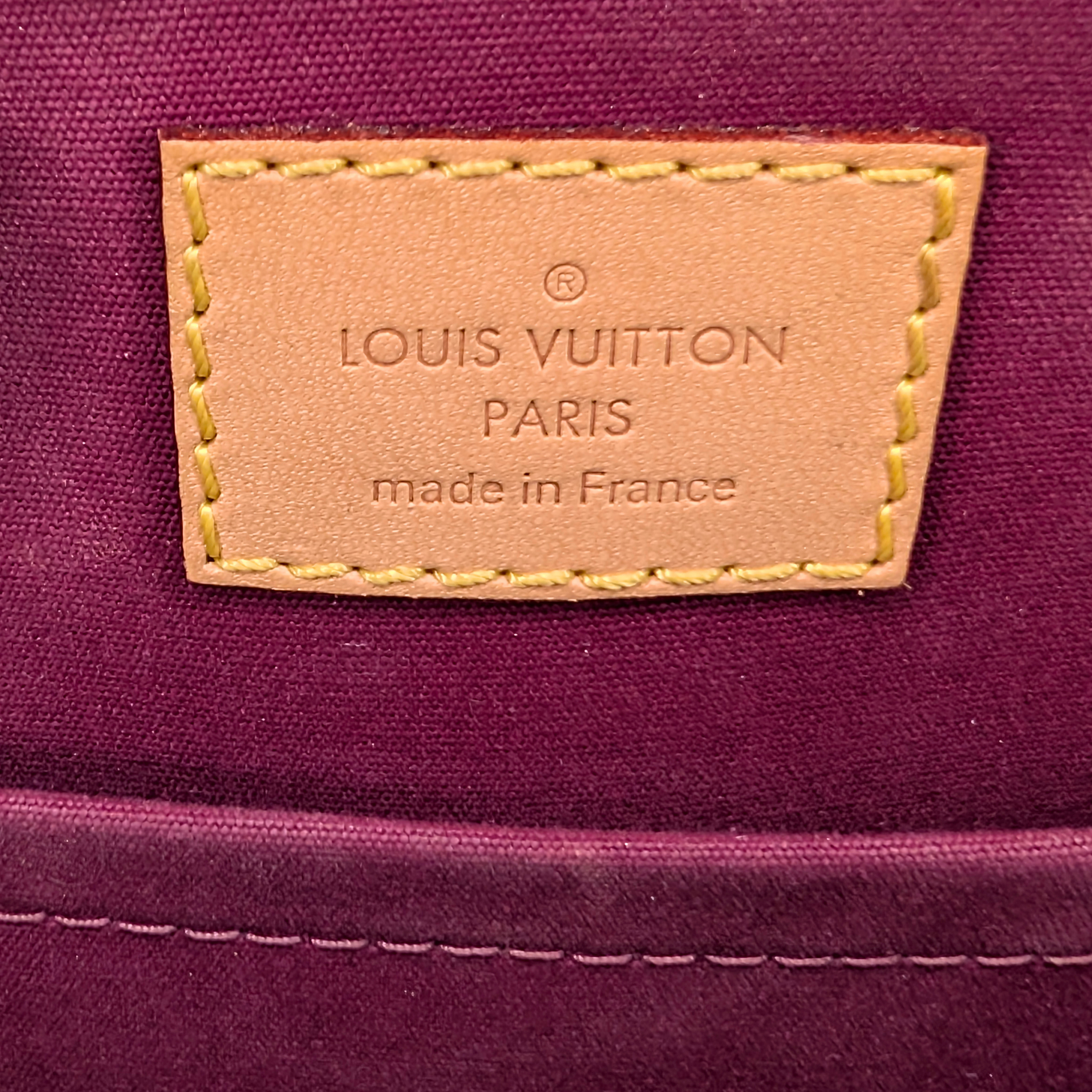 Louis Vuitton Alma BB Monogram Vernis purple