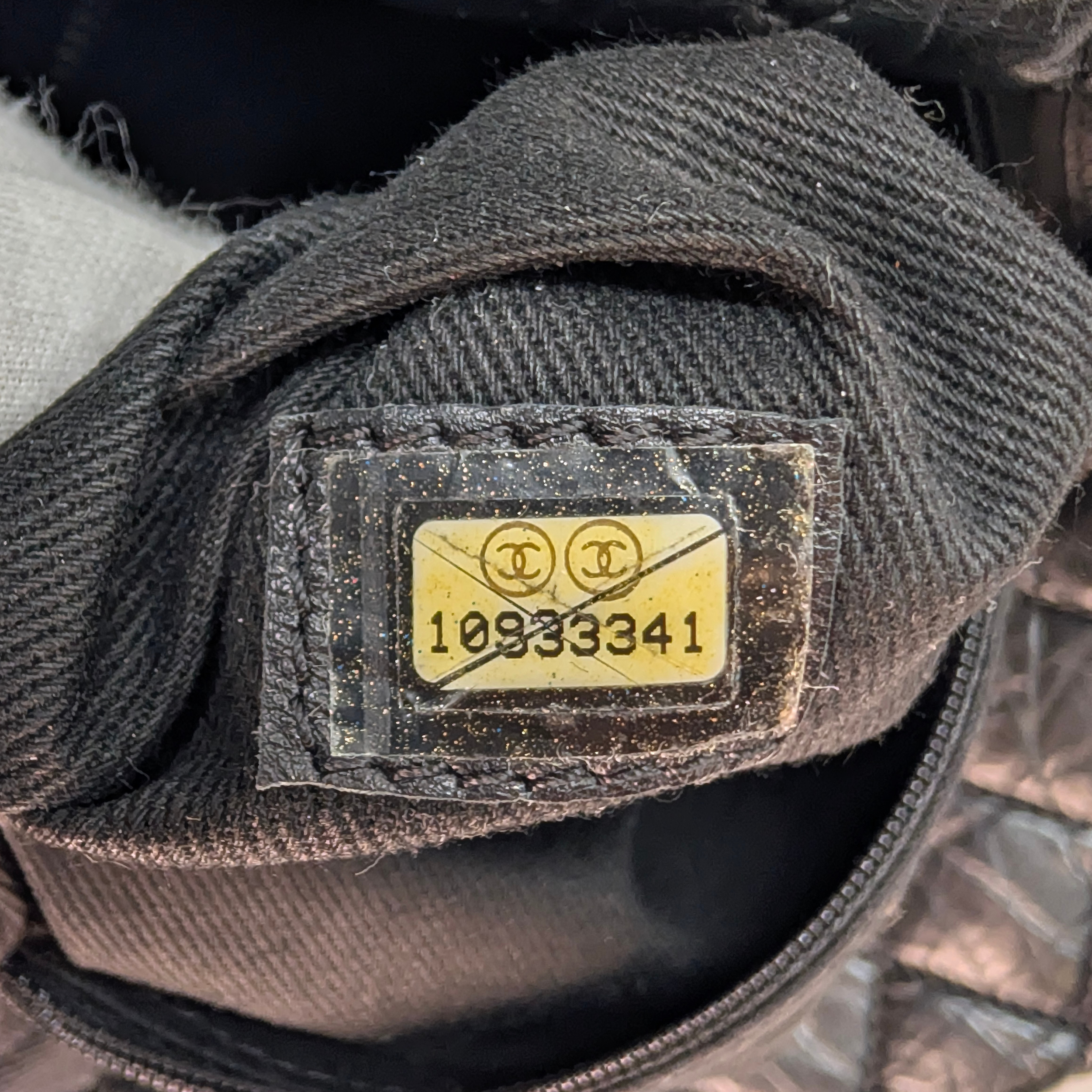 Chanel Distressed Lambskin Lady Braid Tote Bag Black