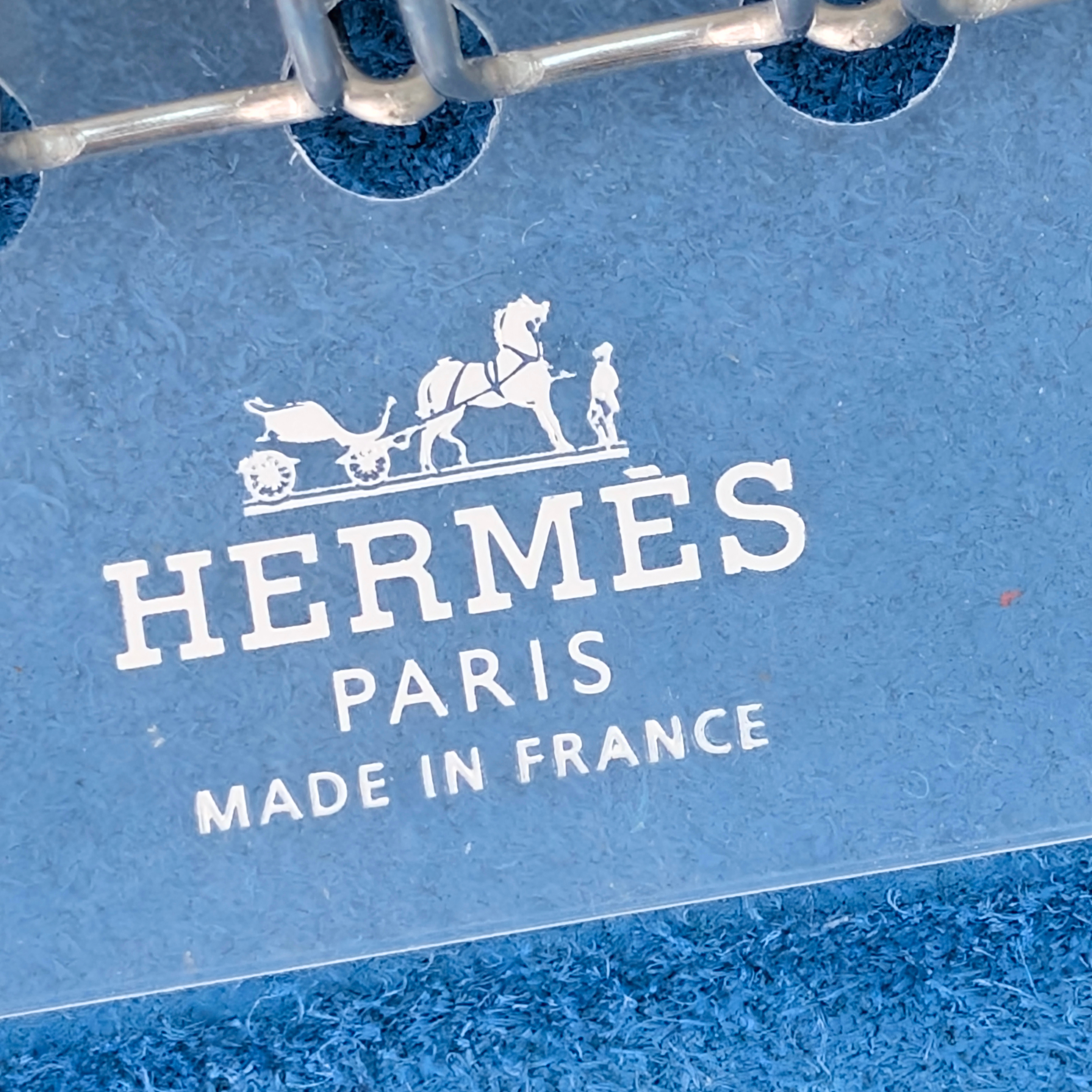 Hermès Ulysse Notebook Agenda Cover Togo Leather Blue