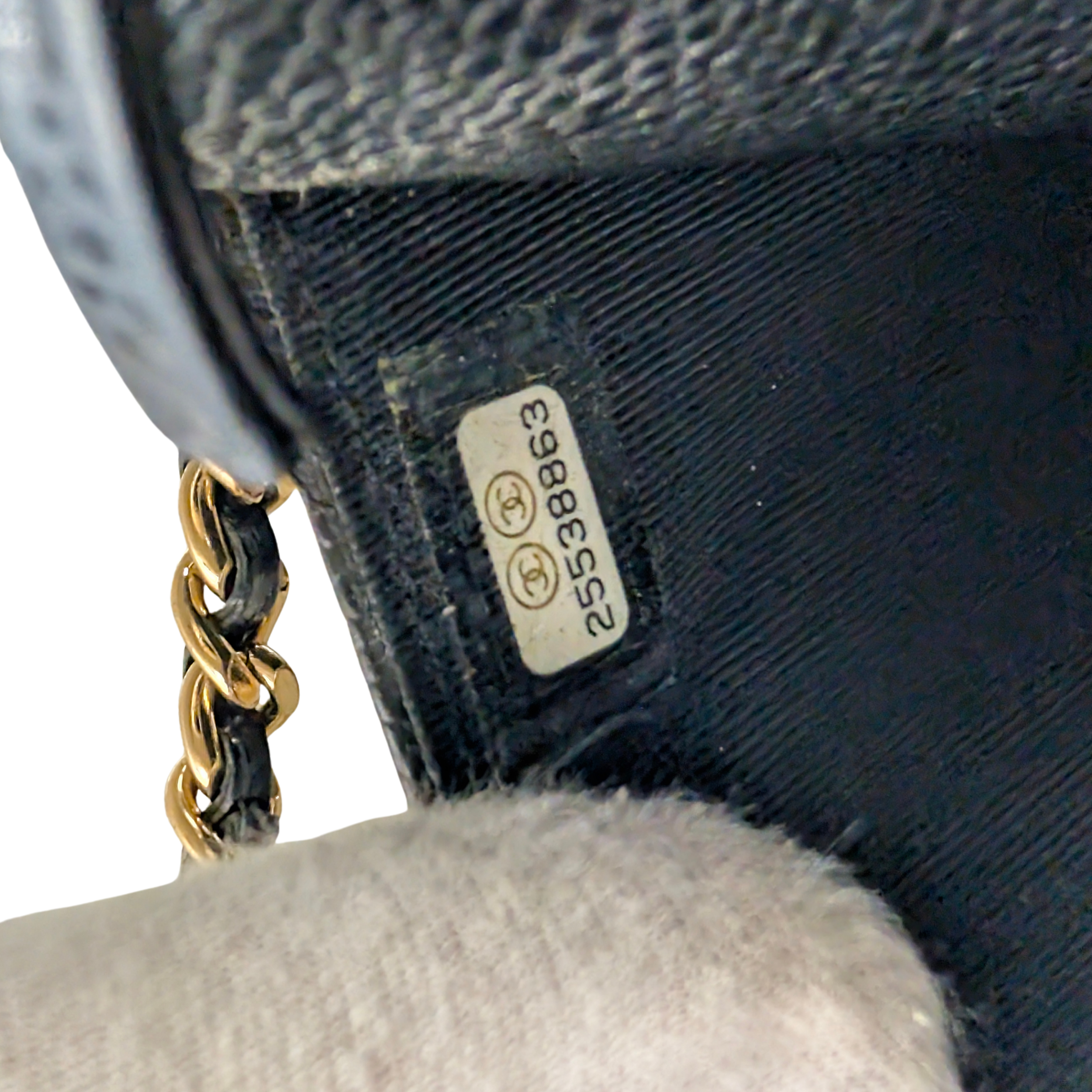 Chanel WOC Wallet on Chain Caviar Black GHW