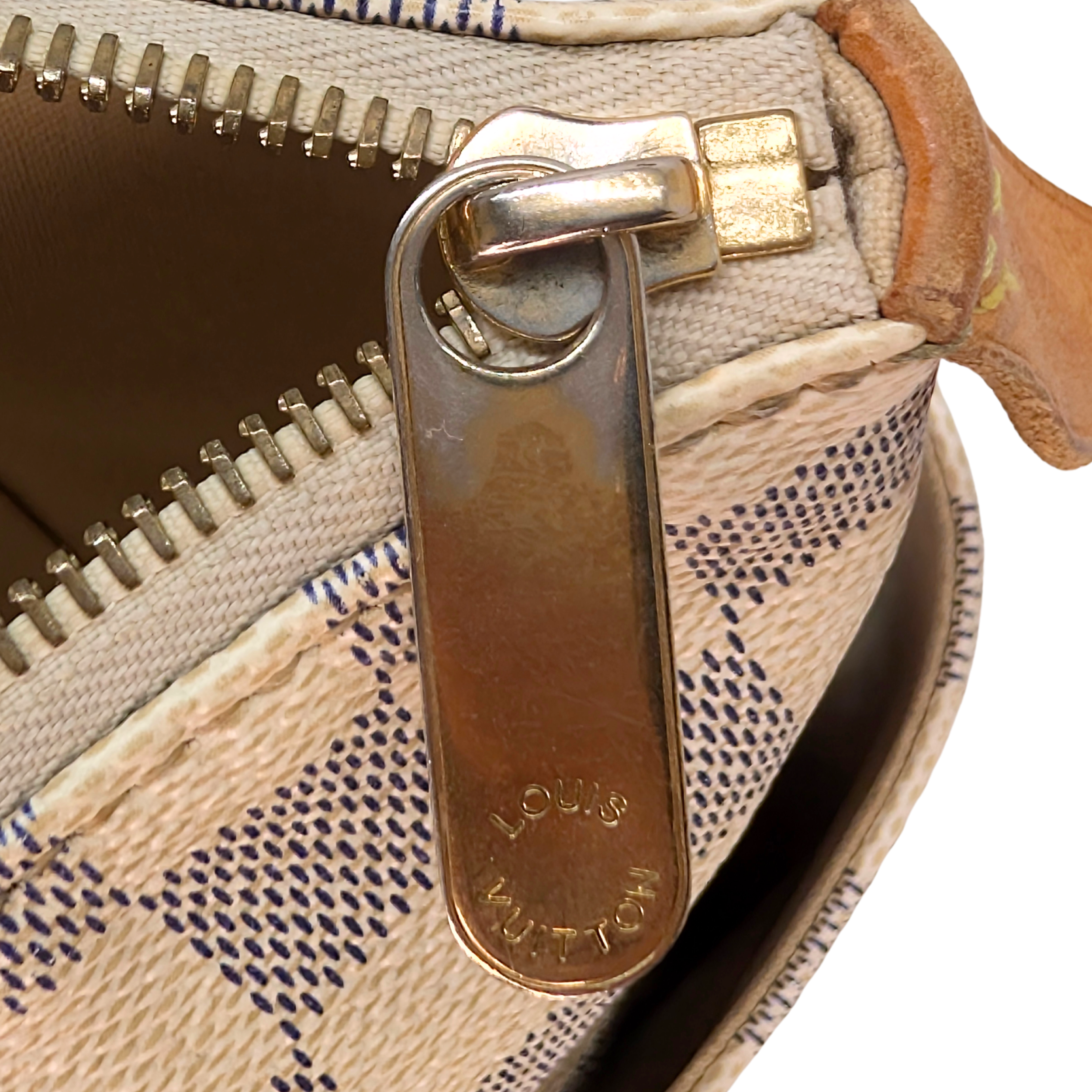 Louis Vuitton Totally MM Damier Azur Shoulder Bag