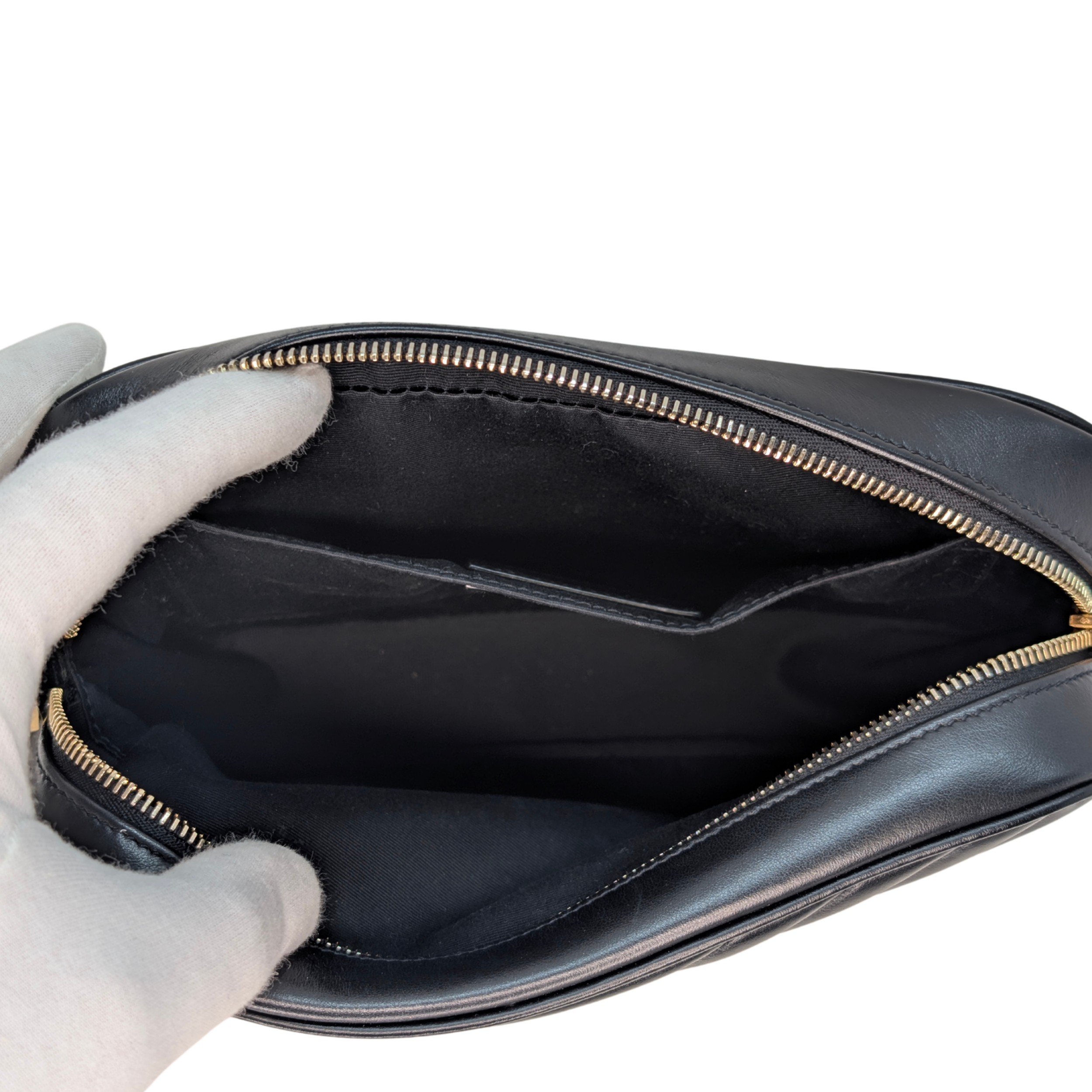 Saint Laurent Lou Camera Bag Leather Black