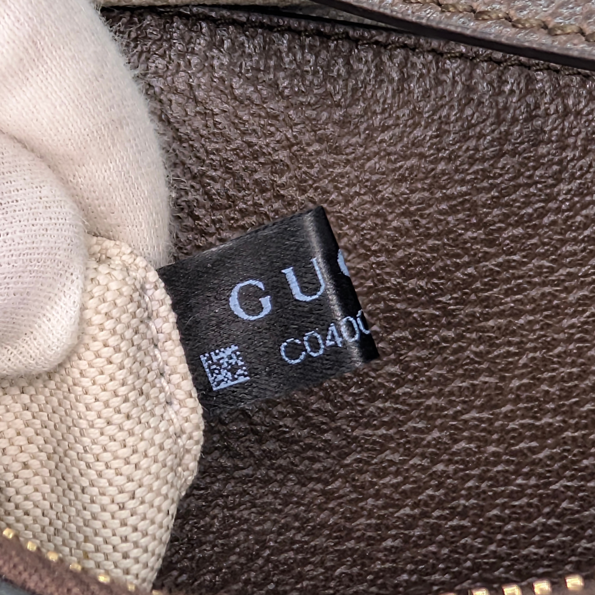 Gucci Ophidia Small Shoulder Bag Beige