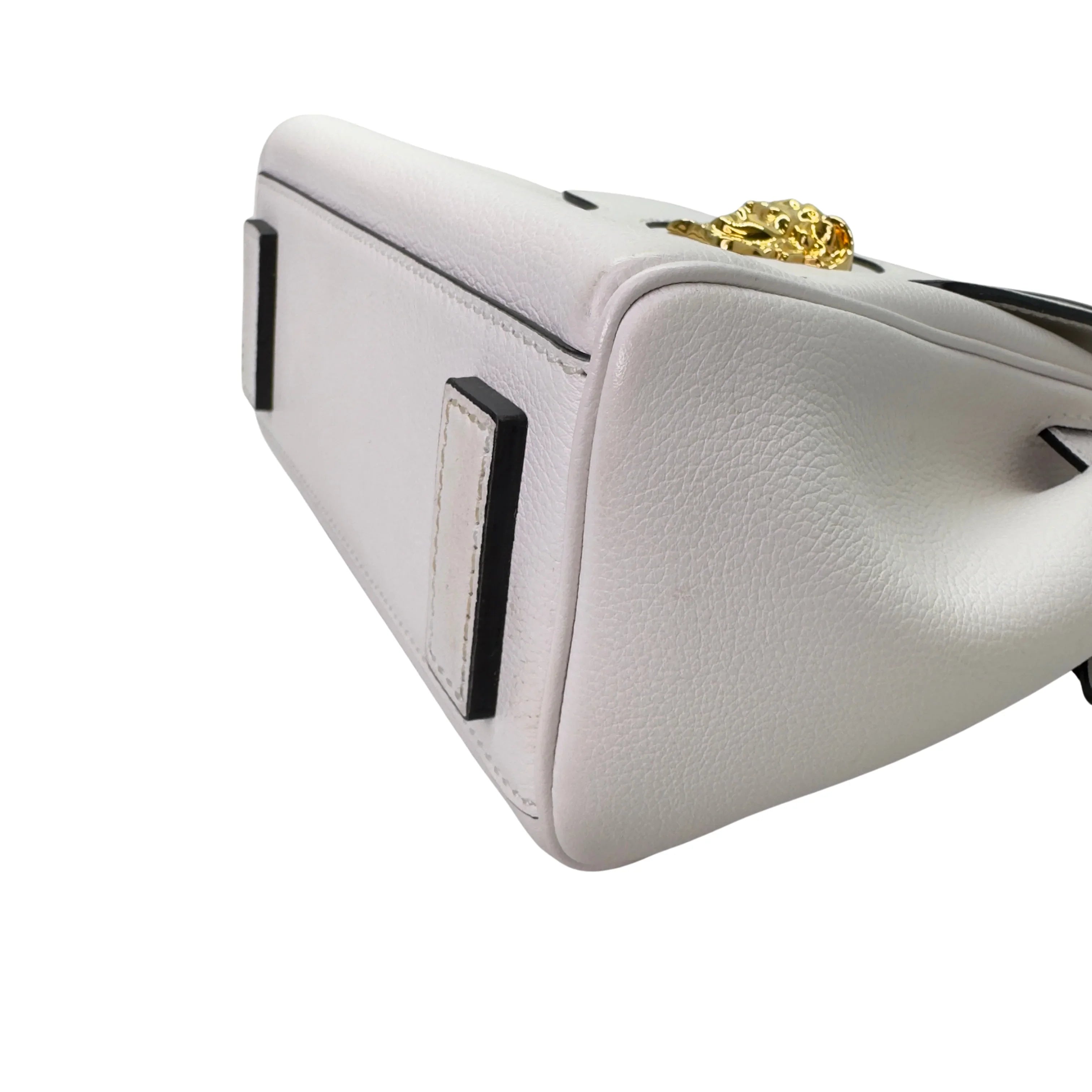 Versace La Medusa Small Crossbody Bag White - Lost Designer