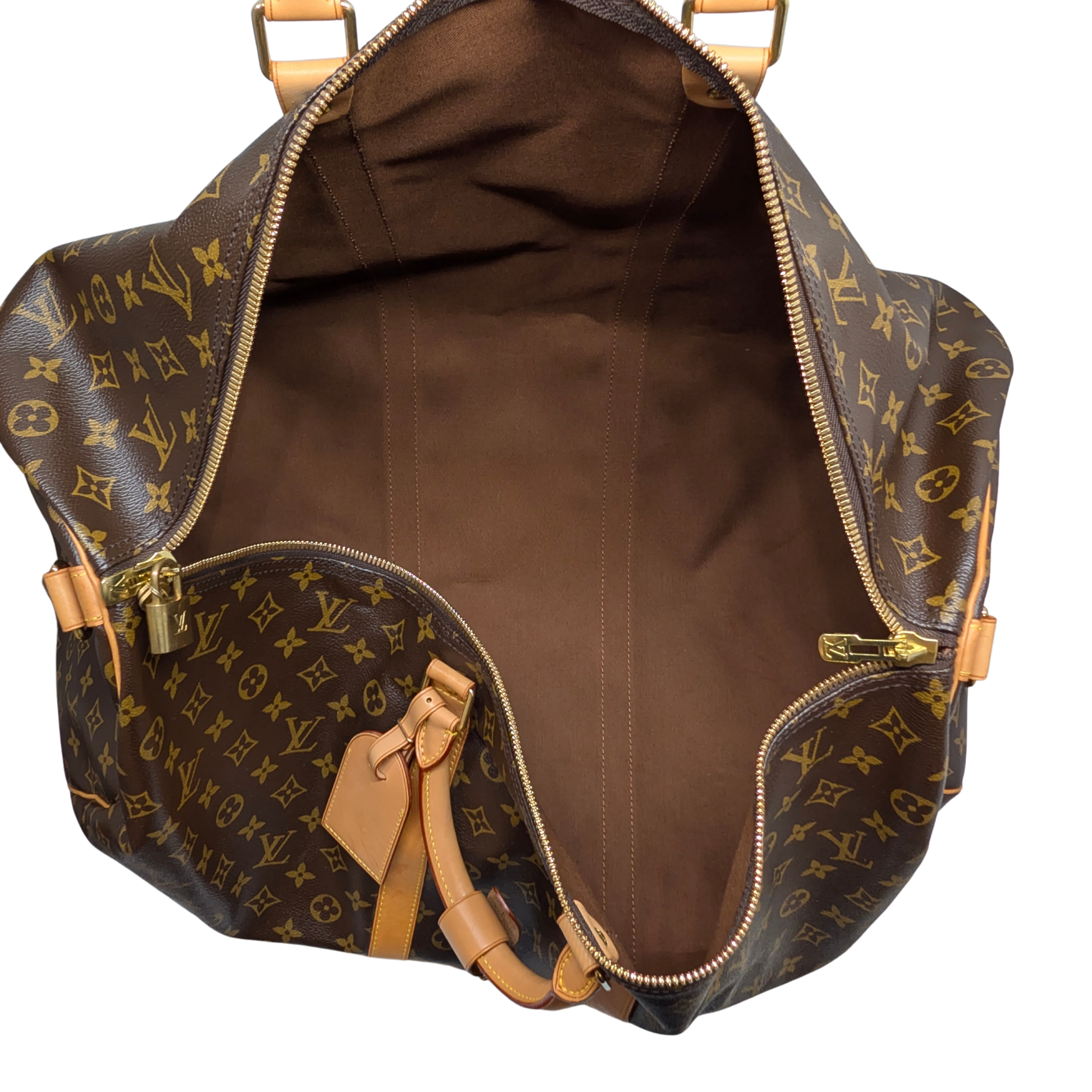 Louis Vuitton Keepall Bandouliere 60 Monogram Duffle Bag