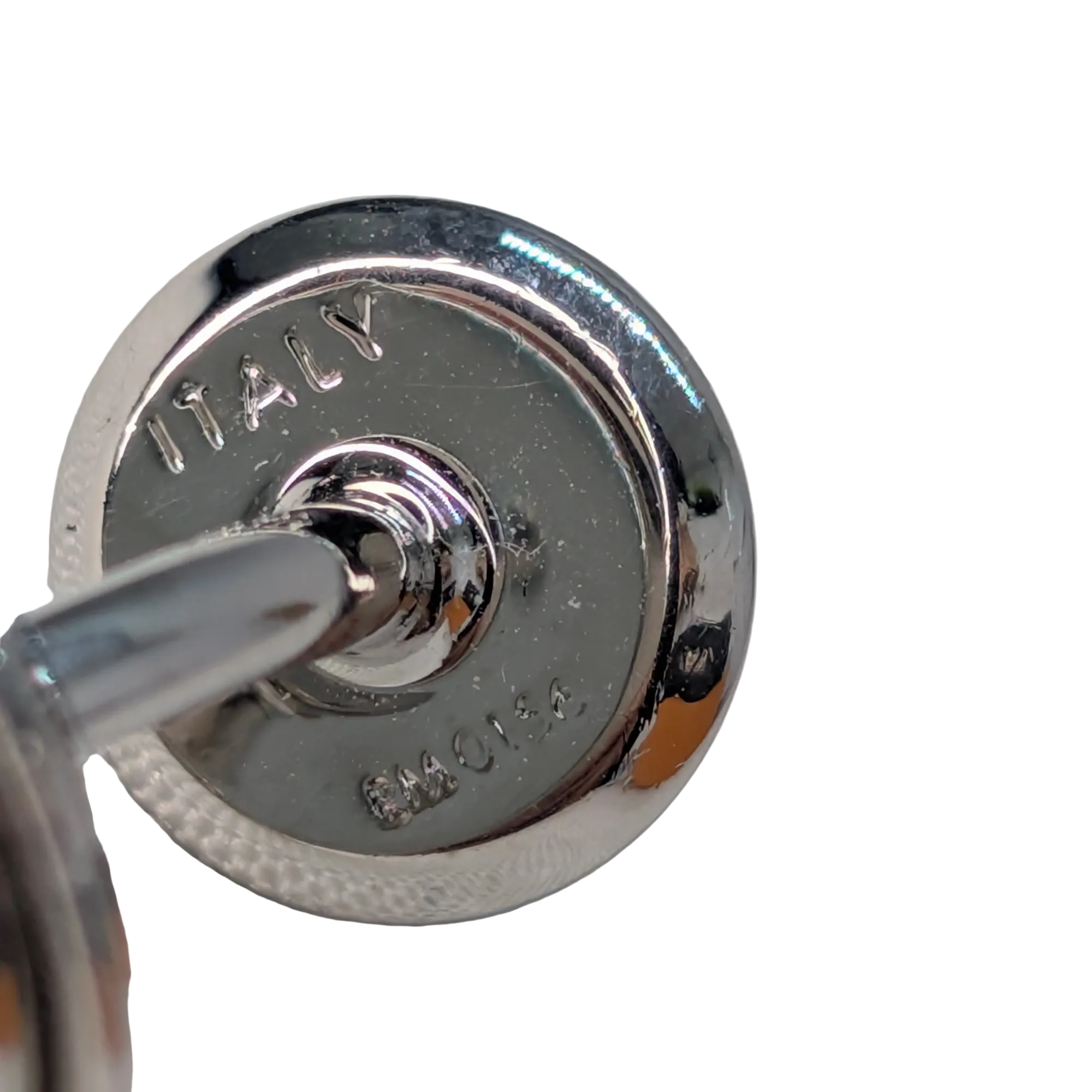 Louis Vuitton Silver Tone Cufflinks With Case