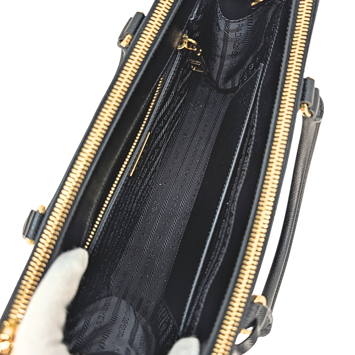 Prada Galleria Medium Saffiano Leather Black