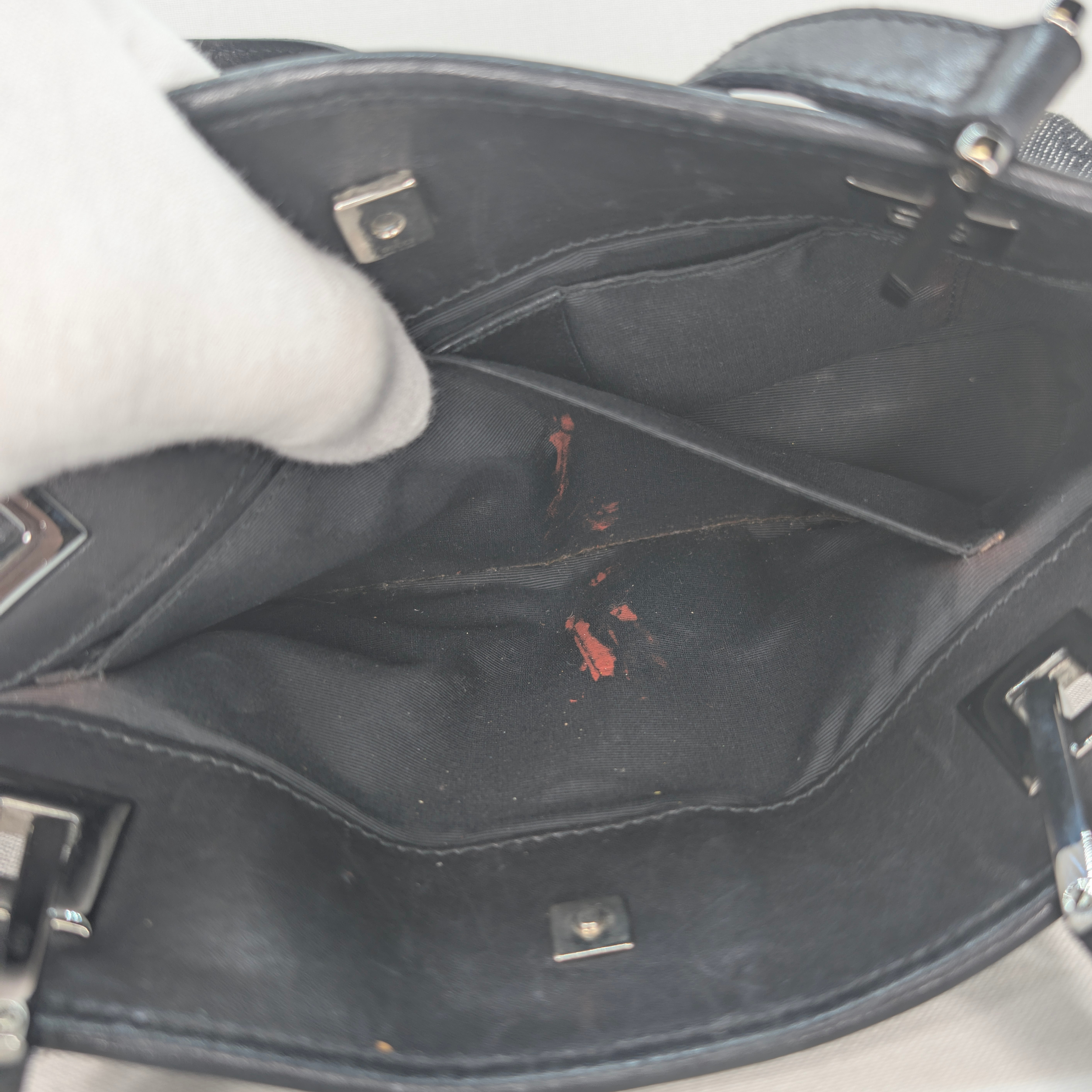 Gucci GG Denim Small Shoulder Tote Bag