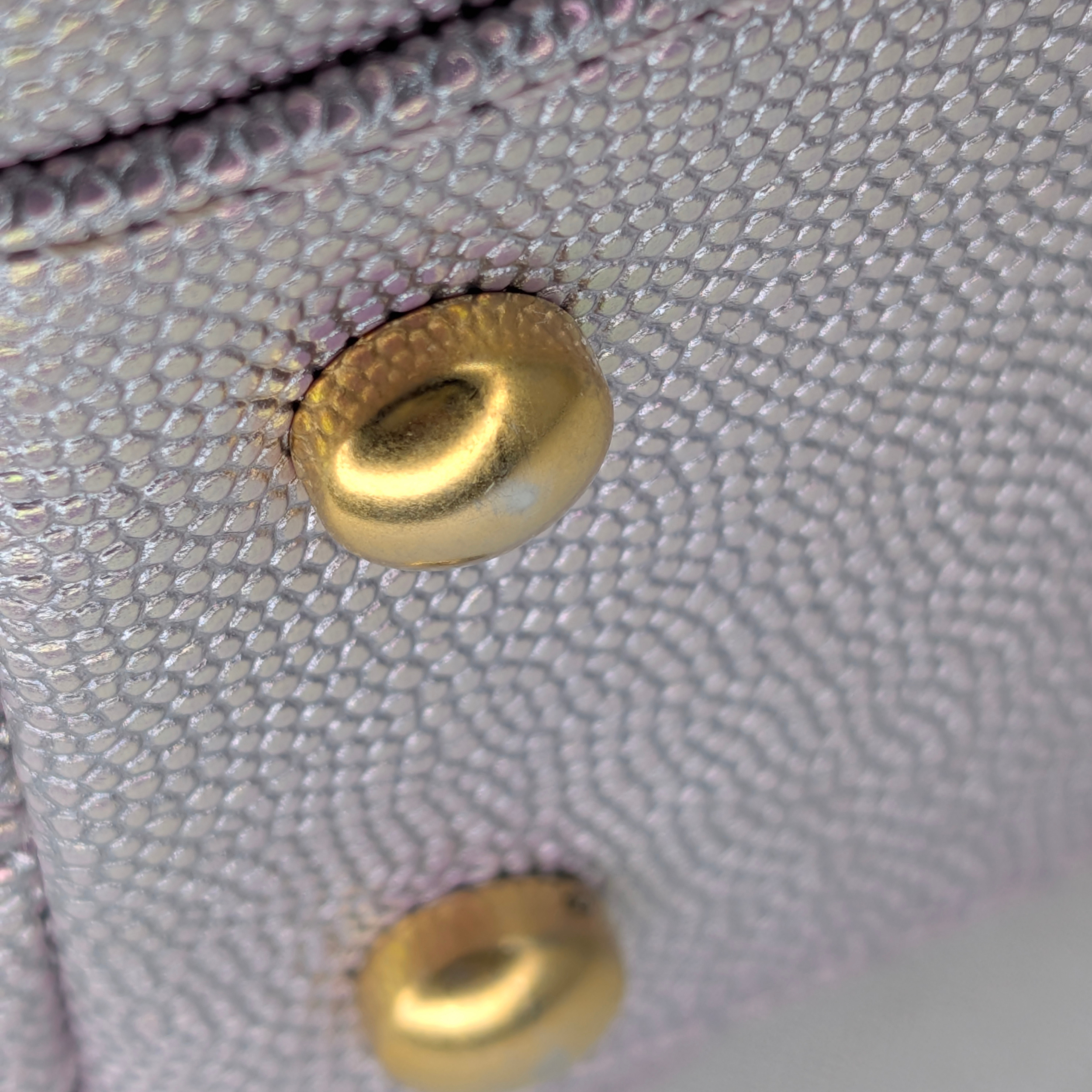 Chanel Coco Handle Small Caviar Iridescent Purple Bag