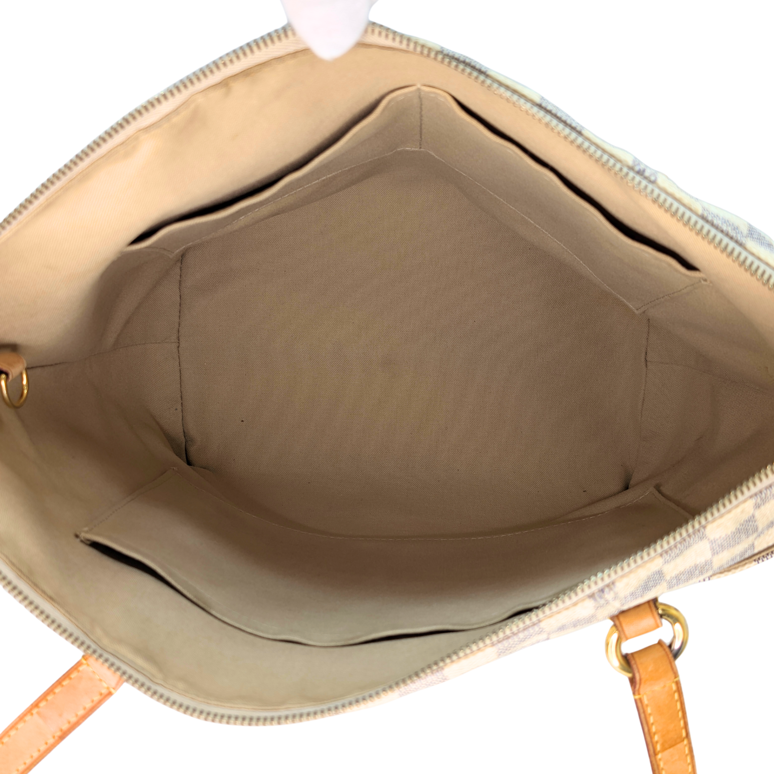 Louis Vuitton Totally MM Damier Azur Shoulder Bag