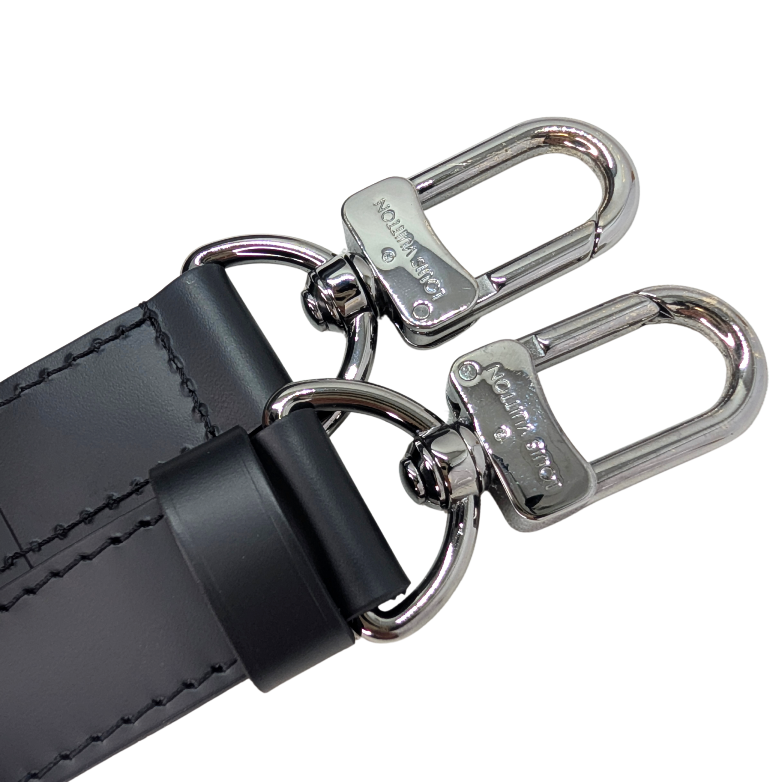 Louis Vuitton Keepall Bandoulière 55 Monogram Eclipse Charcoal Black