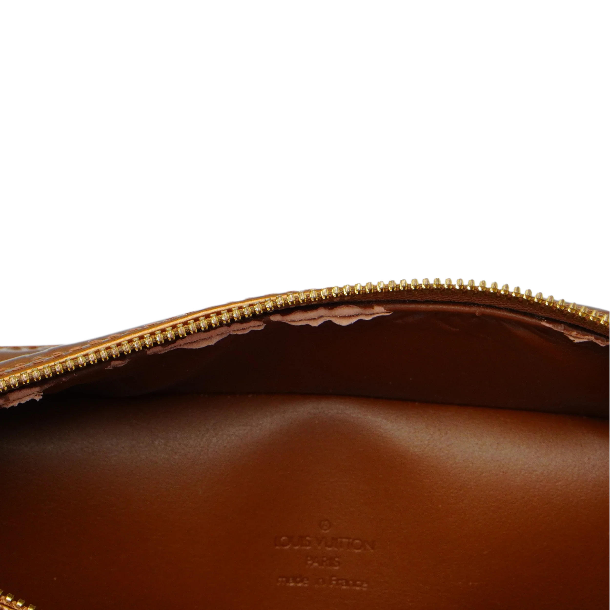 Louis Vuitton Bronze Monogram Vernis Tompkins Square Handbag - Lost Designer