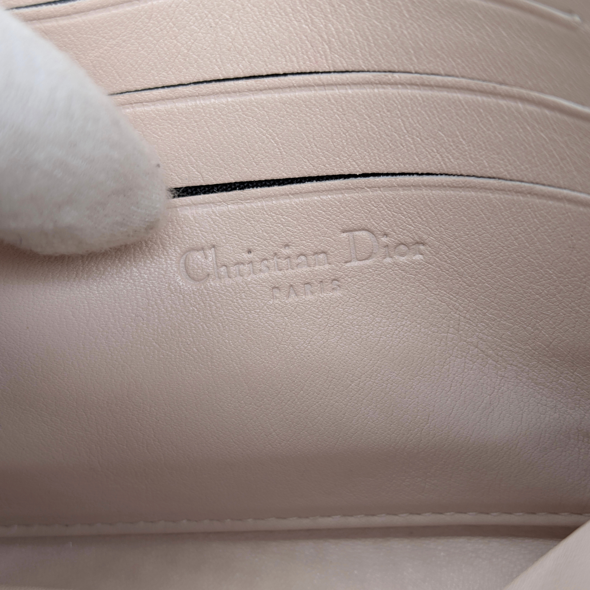 Dior Cannage Shoulder Bag Beige