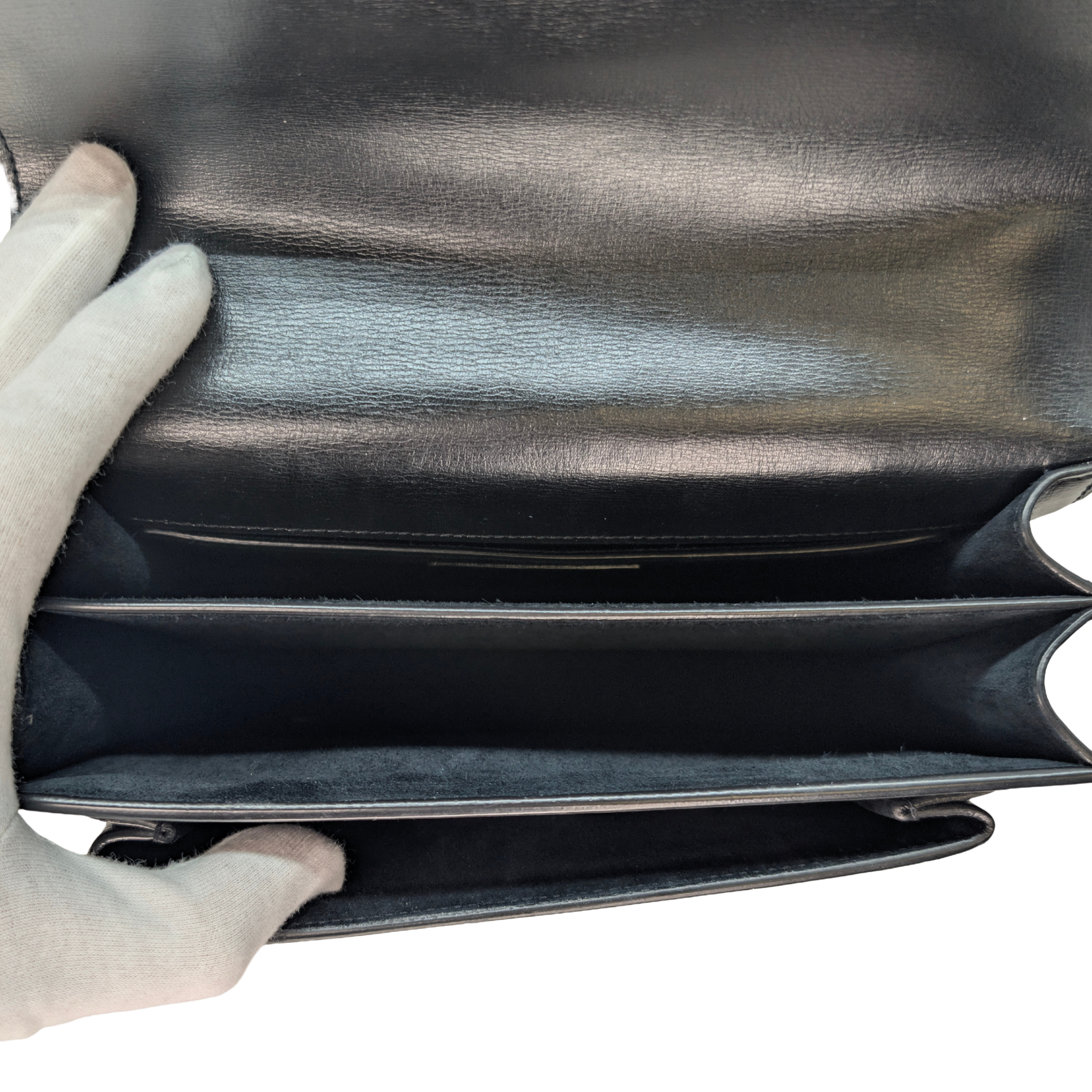 Saint Laurent Sunset Medium Crossbody Bag Black