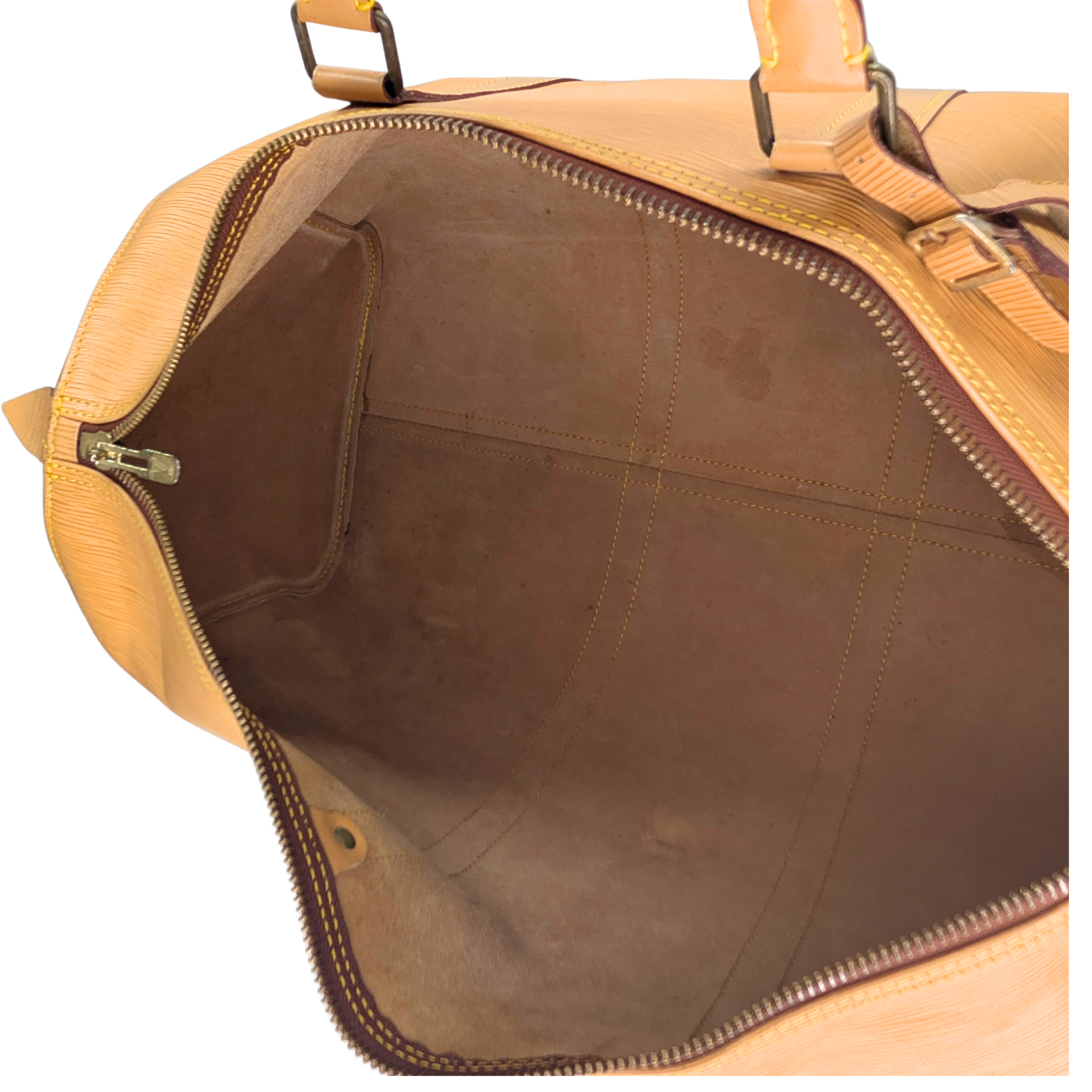 Louis Vuitton Keepall 50 Epi Bag Yellow
