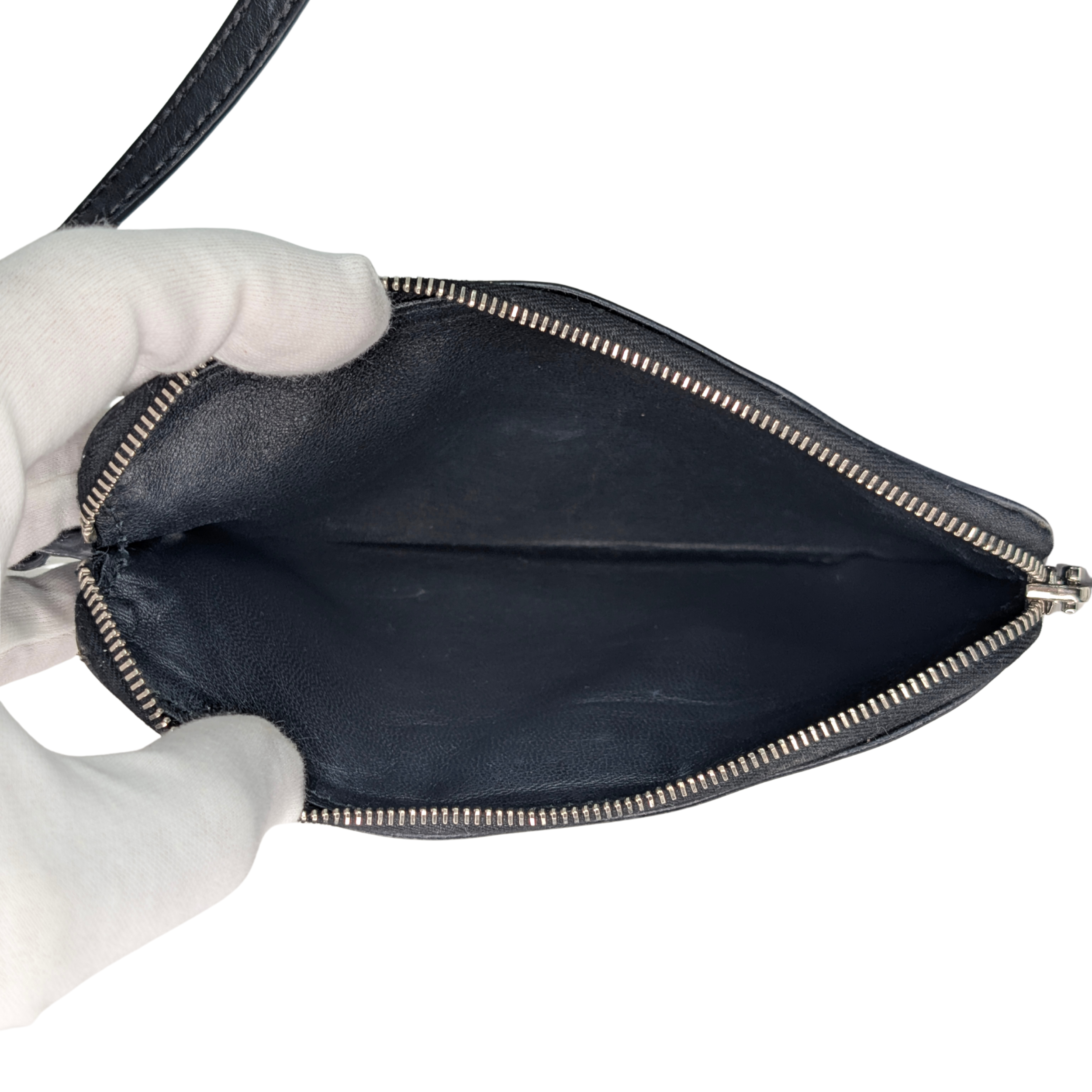 Prada Vitello Intrecciato Tress Bucket Bag Black