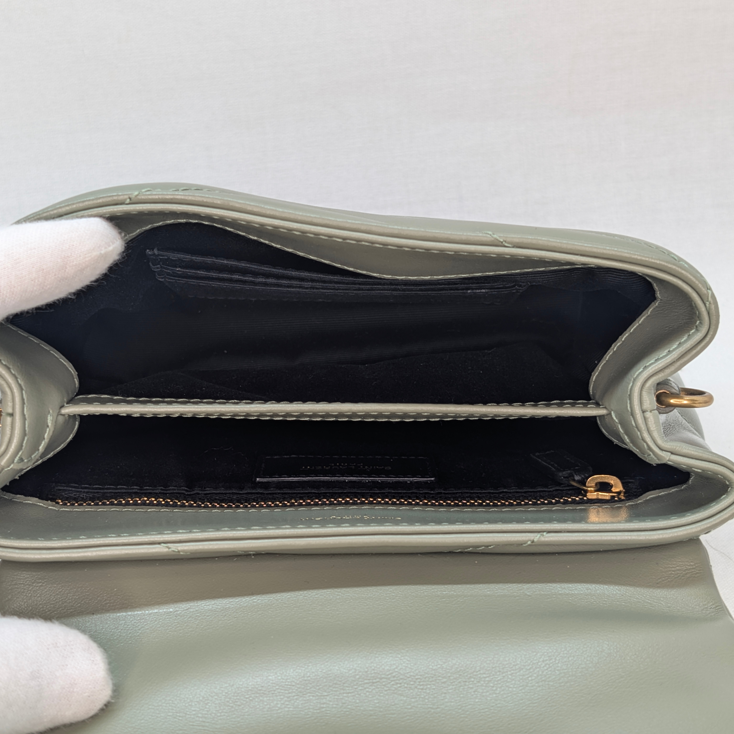 Saint Laurent Toy LouLou Bag Sage Green