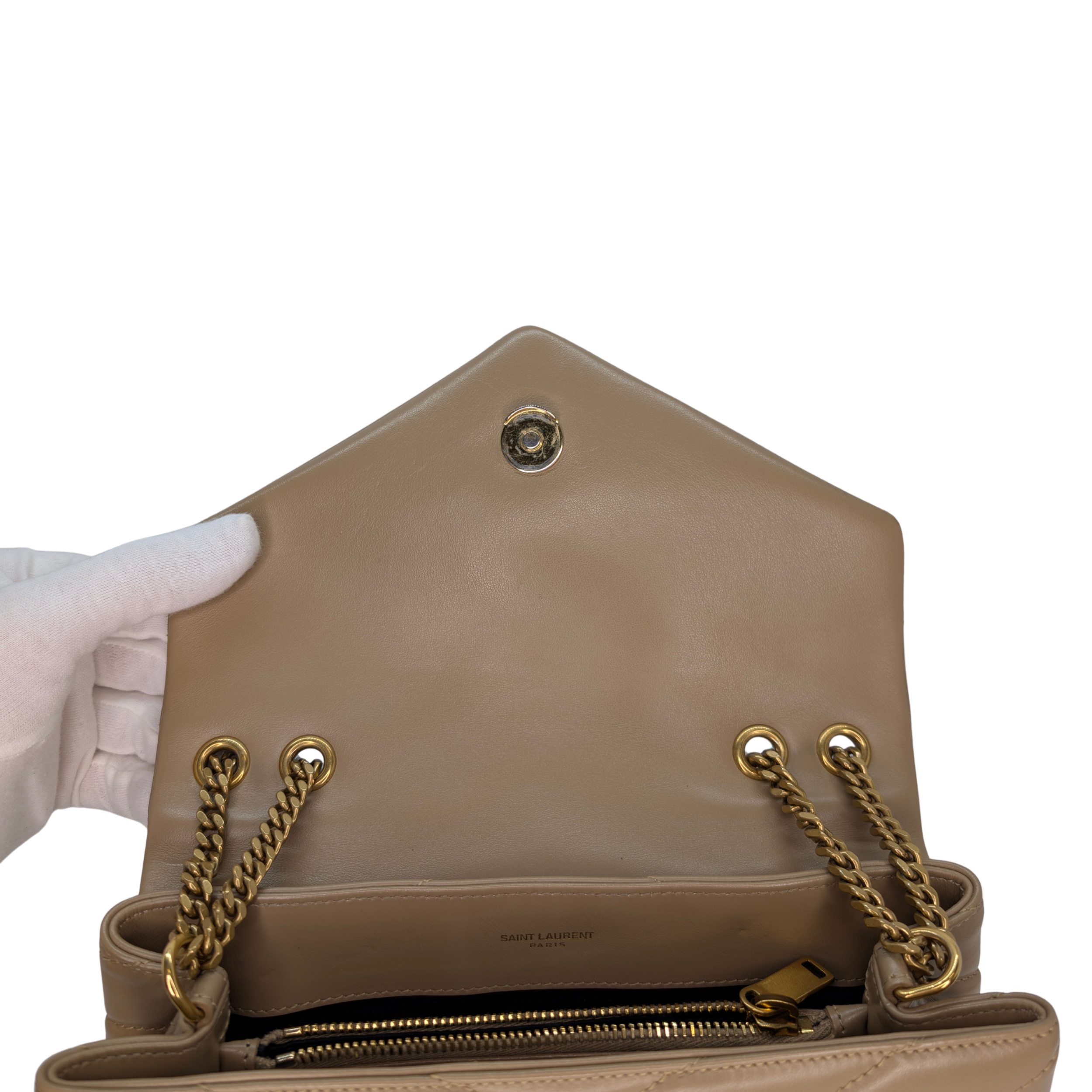Saint Laurent LouLou Small Bag Taupe