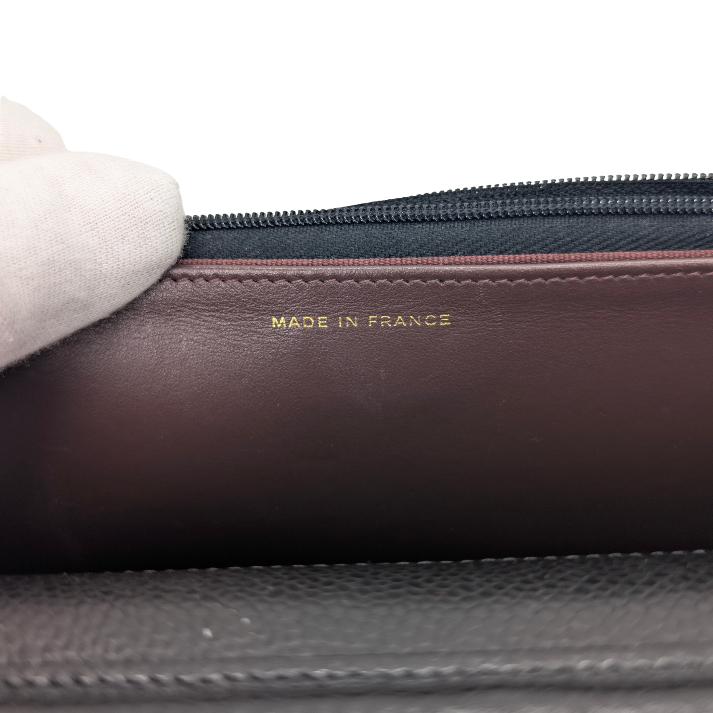 Chanel WOC Wallet on Chain Caviar Black GHW Microchip