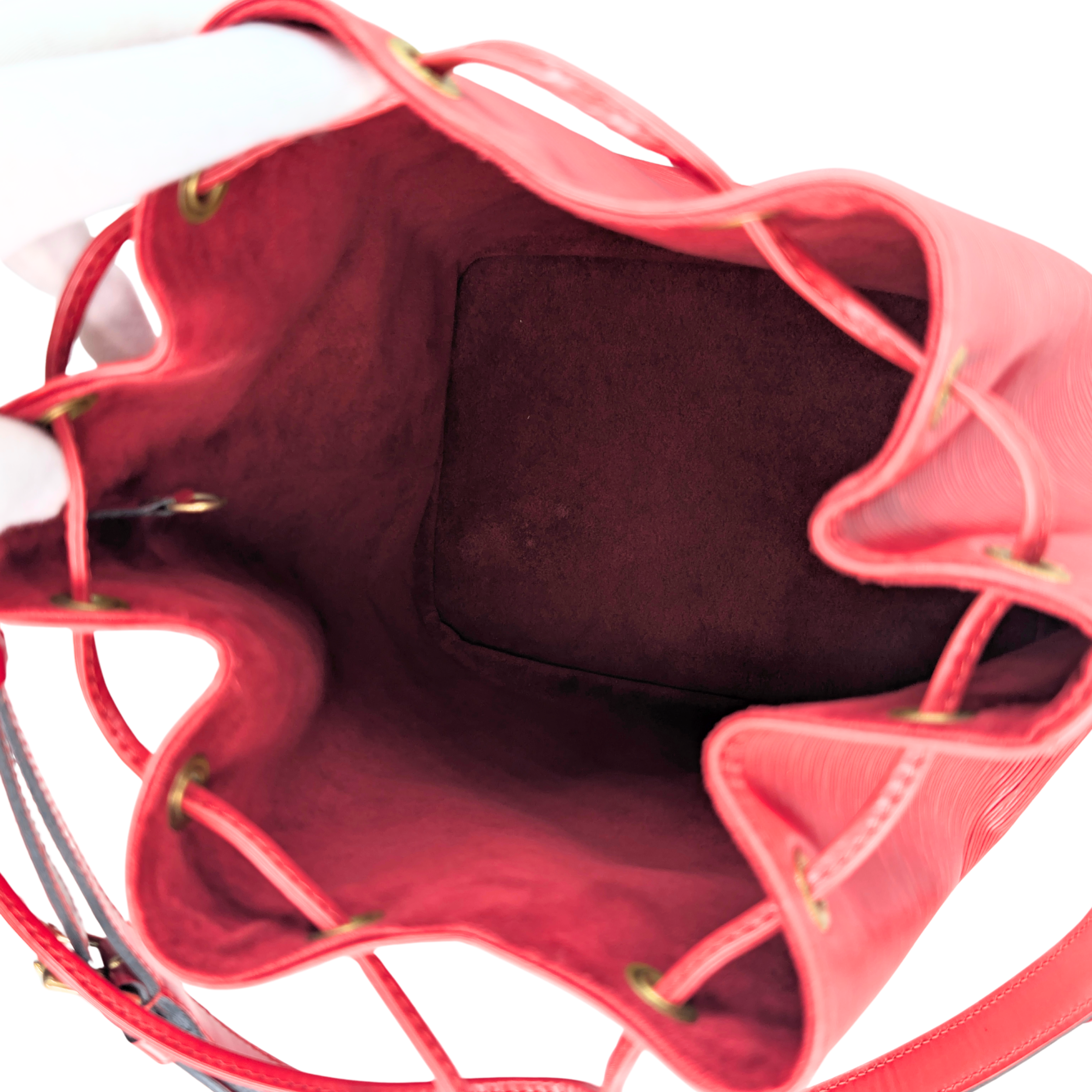 Louis Vuitton Epi Noe GM Bucket Bag Red