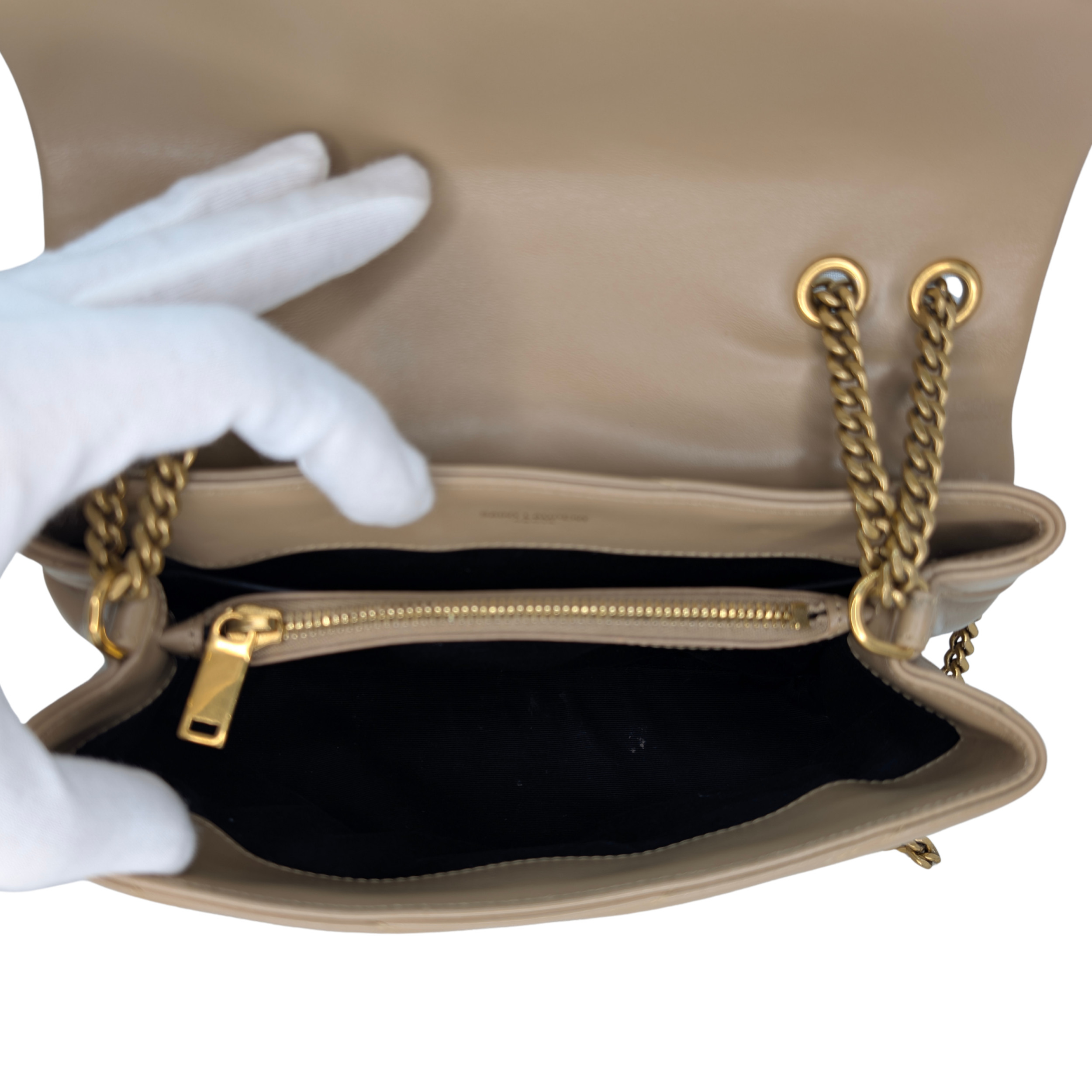 Saint Laurent LouLou Small Bag Taupe