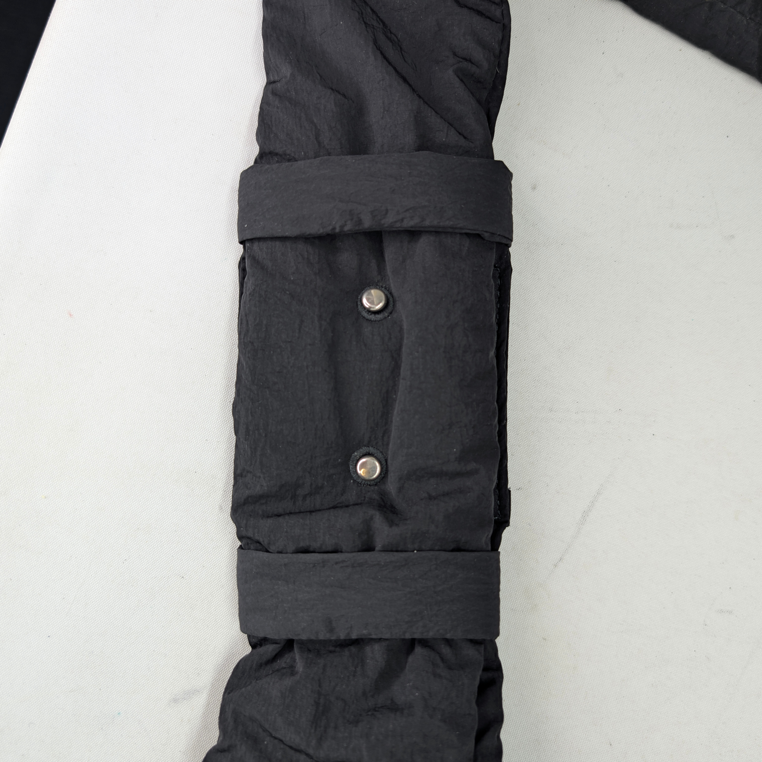 Bottega Nylon Intrecciato Padded Tech Cassette Bag Black
