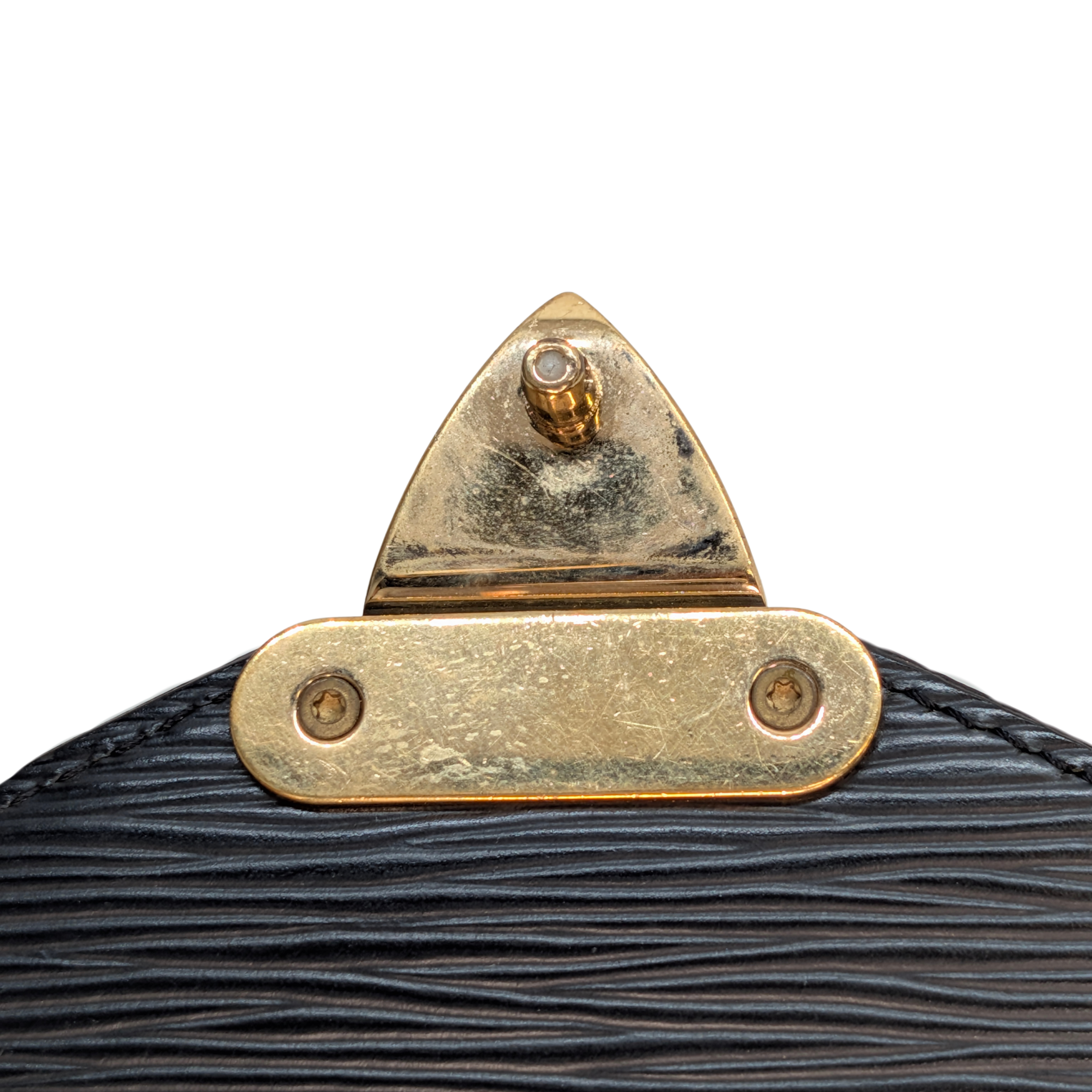 Louis Vuitton Monceau 28 Epi Bag Black