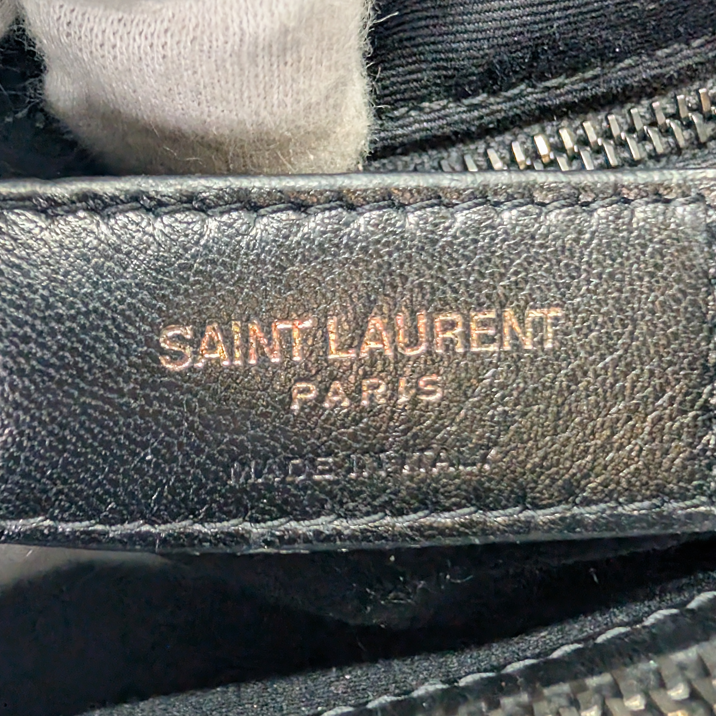 Saint Laurent Loulou Toy Medium Shoulder Bag Black