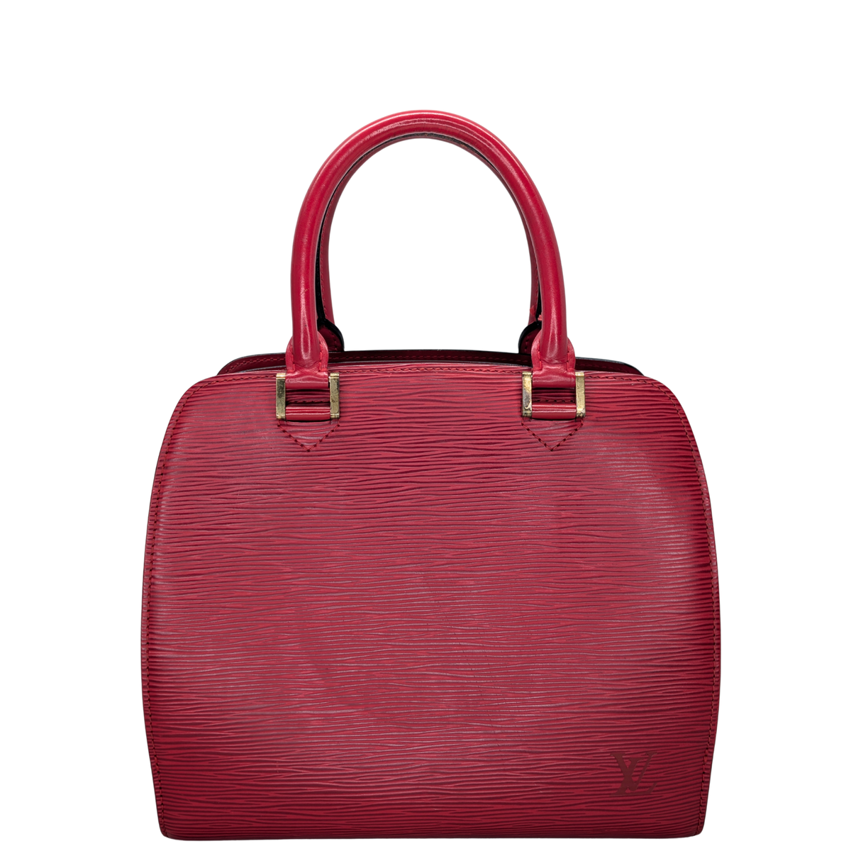 Louis Vuitton Pont Neuf Epi Leather Bag Red