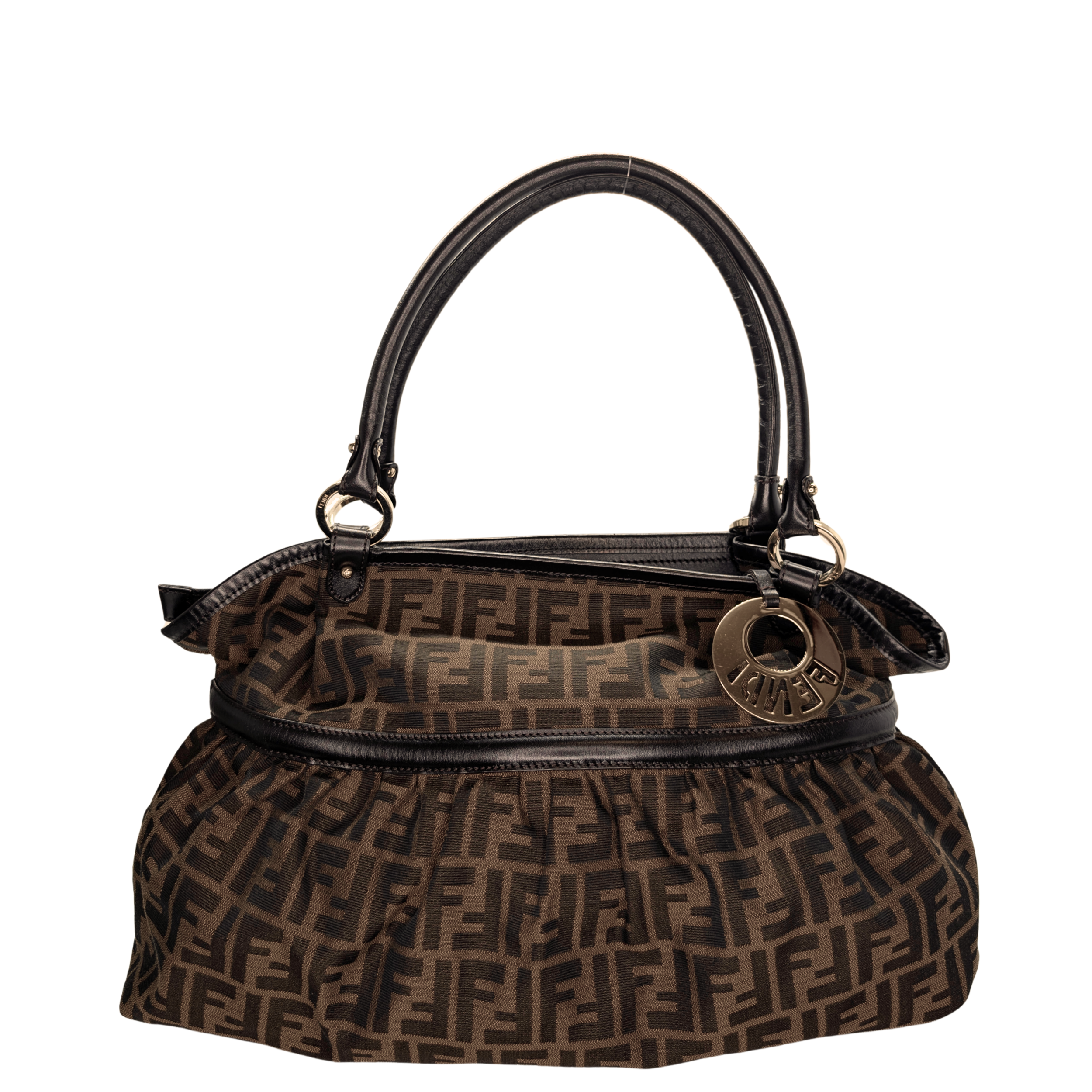 Fendi Tobacco Zucca Chef Shoulder Bag