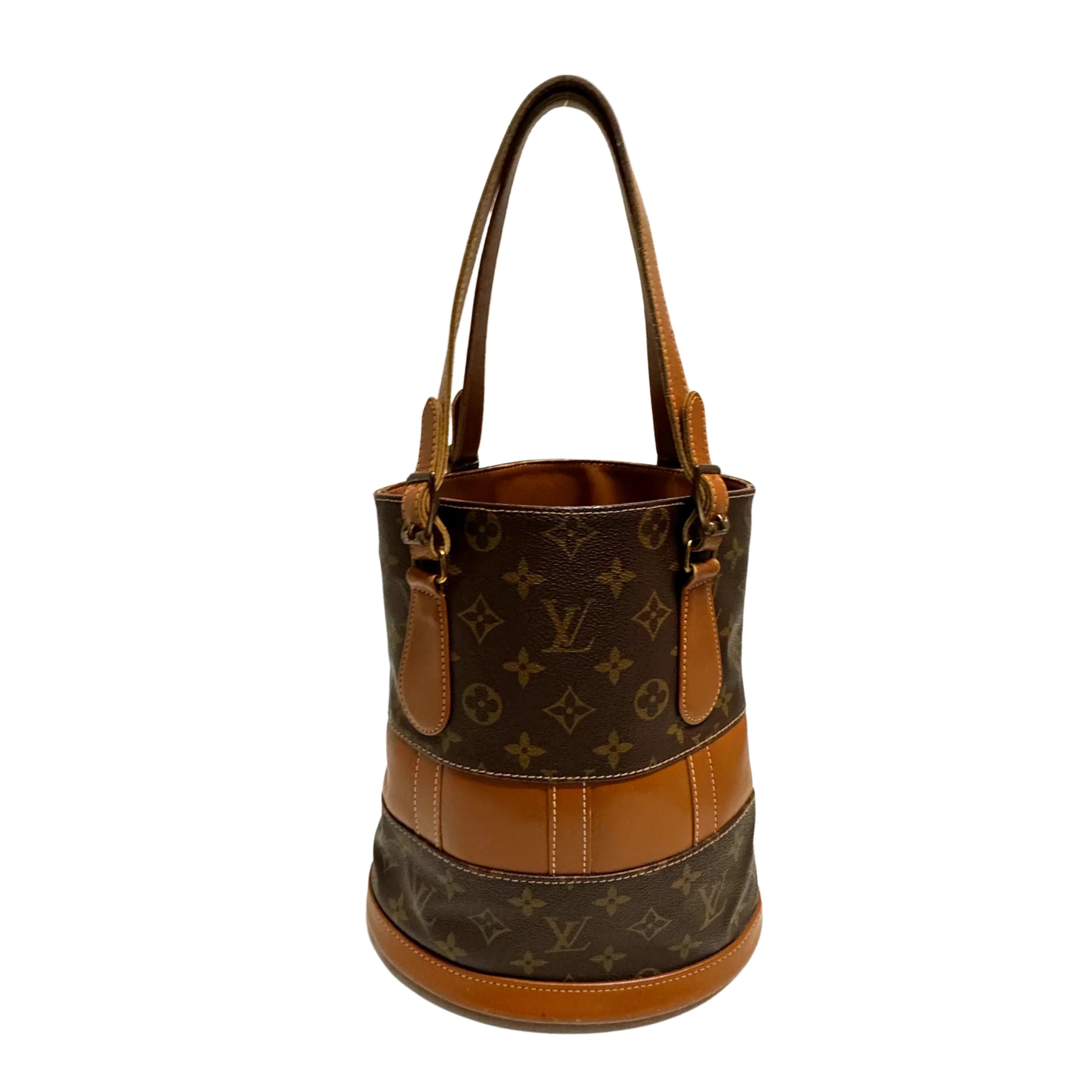 Louis Vuitton French Monogram Company Petit Marais Bucket Bag - Lost Designer