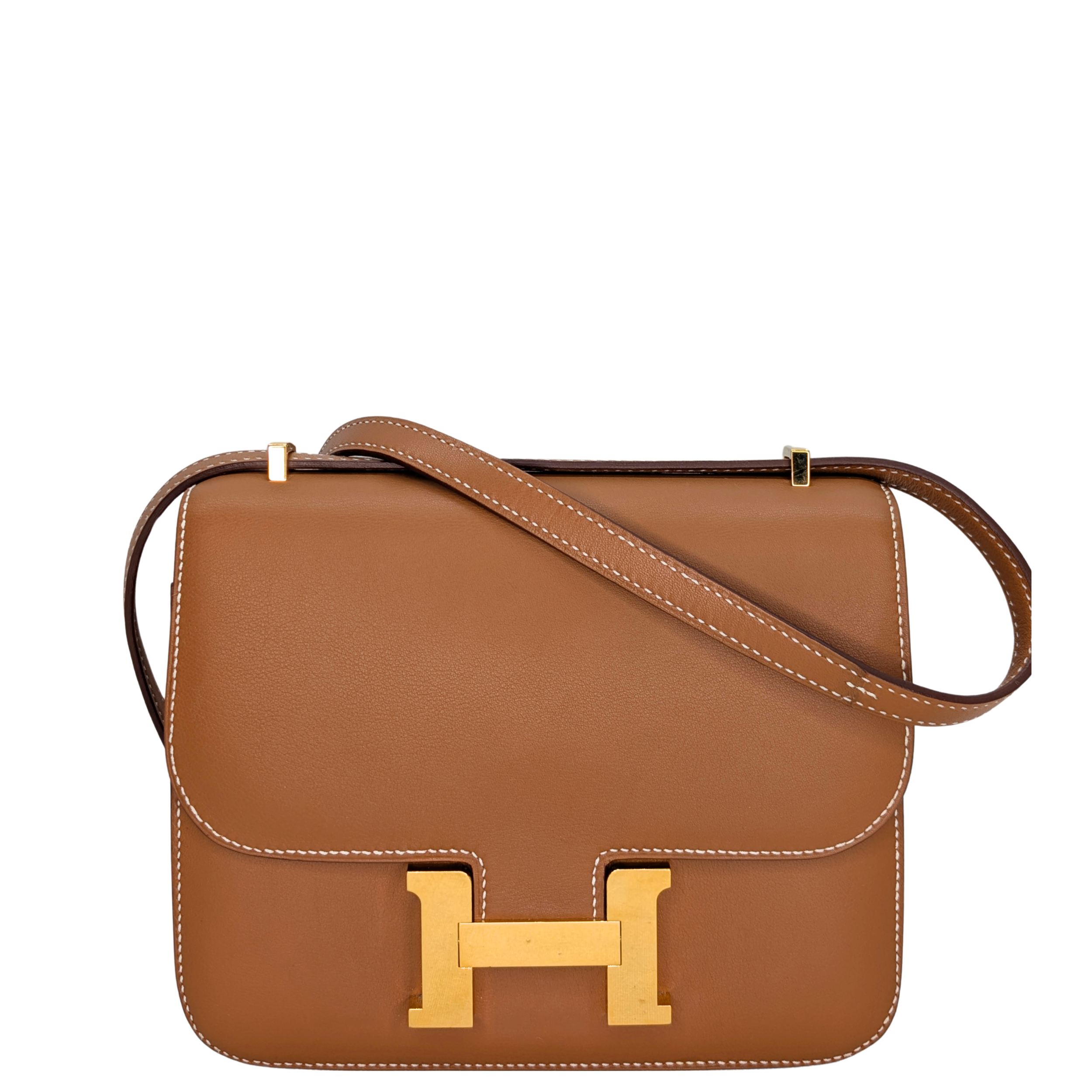 Hermes Mini Constance Swift Gold GHW Stamp C