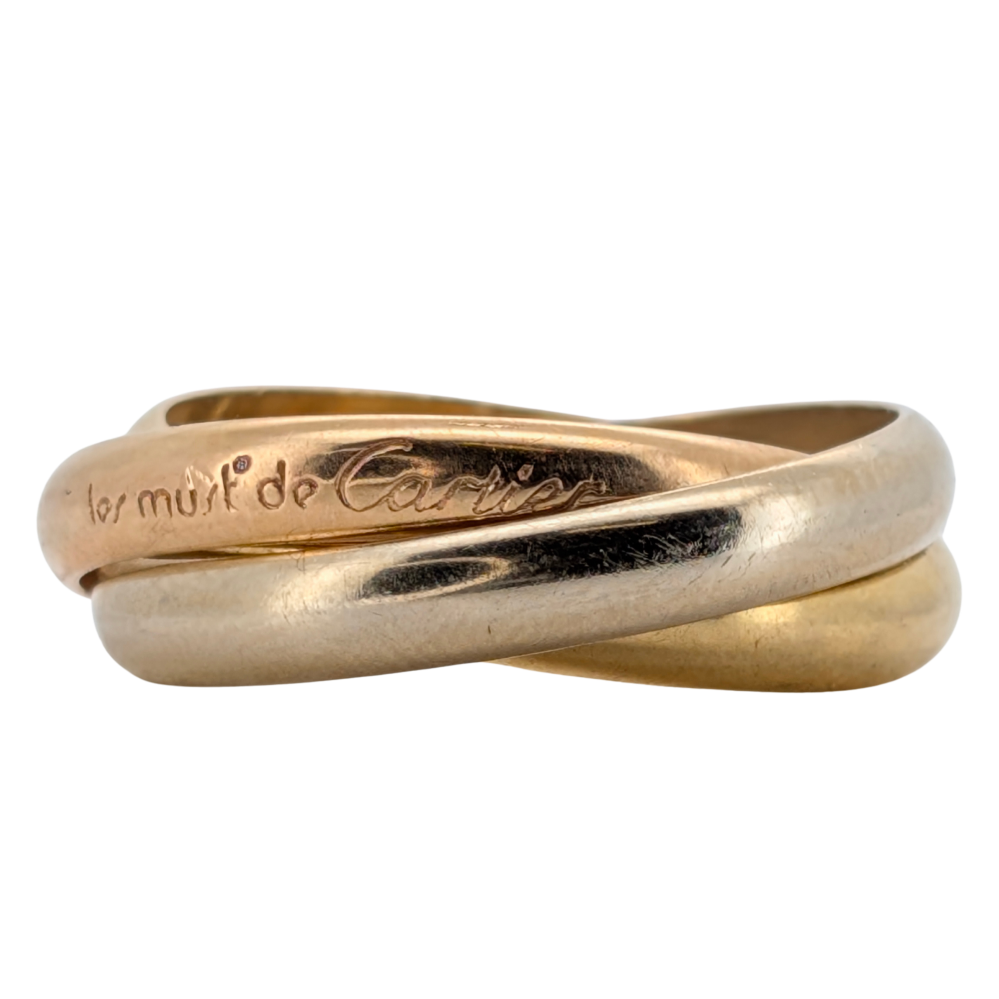 Cartier 18k Gold Trinity Ring Multi Colour