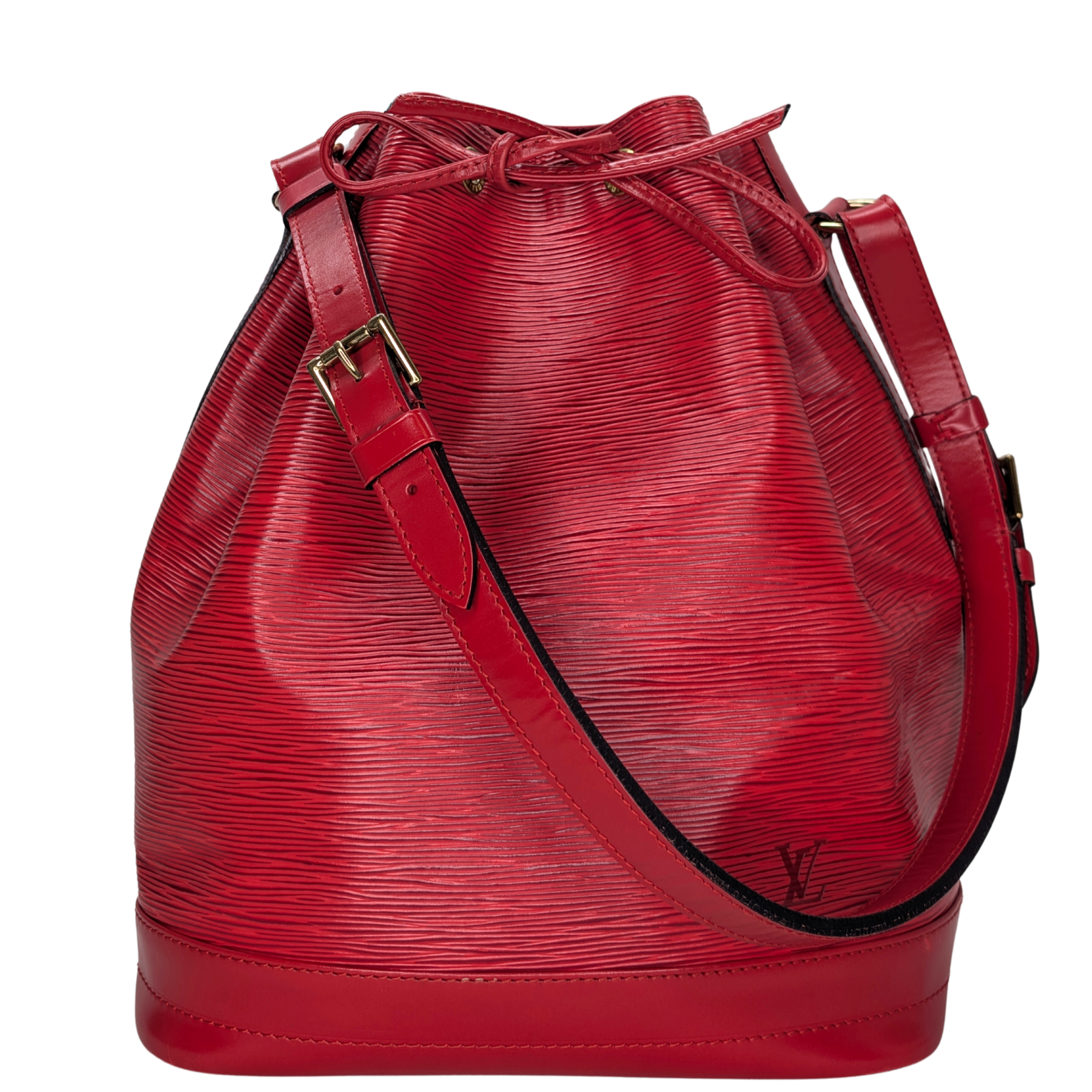 Louis Vuitton Epi Noe GM Bucket Bag Red