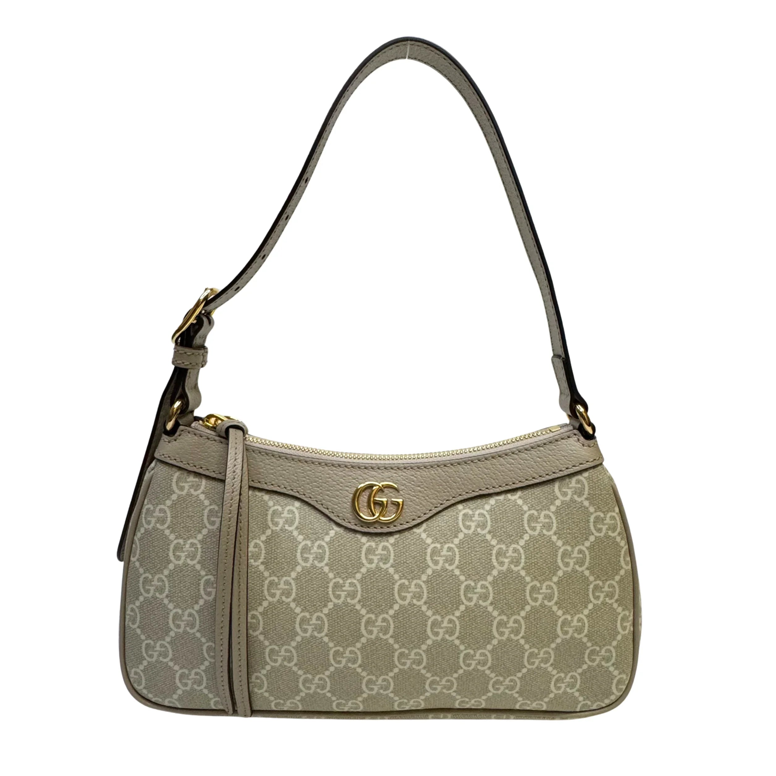Gucci Ophidia Shoulder Bag GG Supreme Beige - Lost Designer