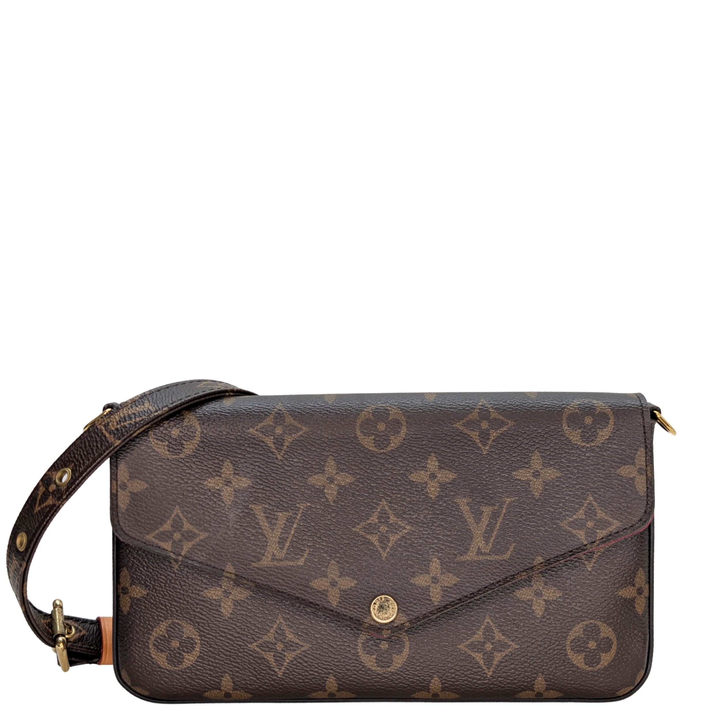 Louis Vuitton Pochette Felicie Monogram with Retro Shoulder strap