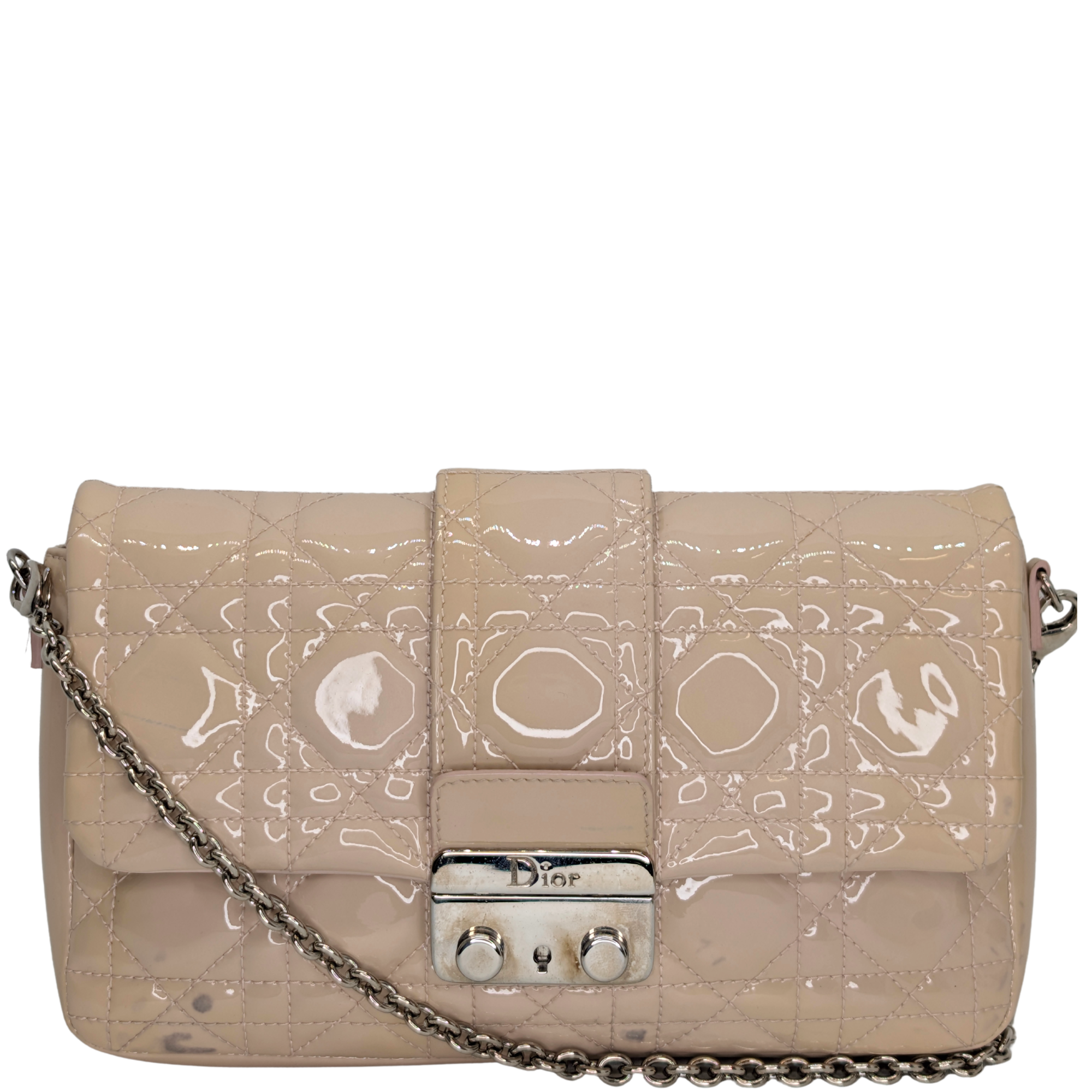 Dior Cannage Shoulder Bag Beige