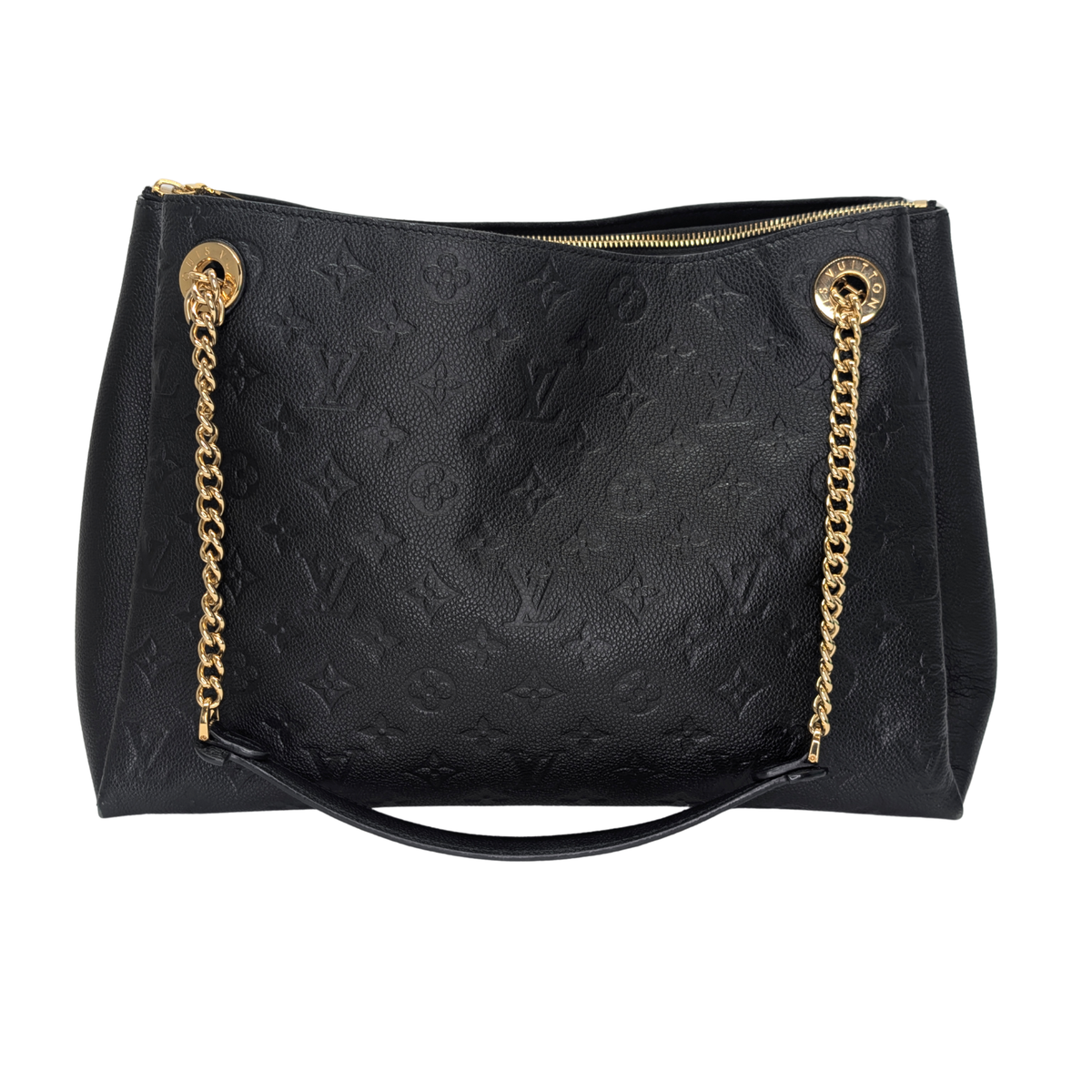 Louis Vuitton Suréne MM Chain Tote Handbag Black
