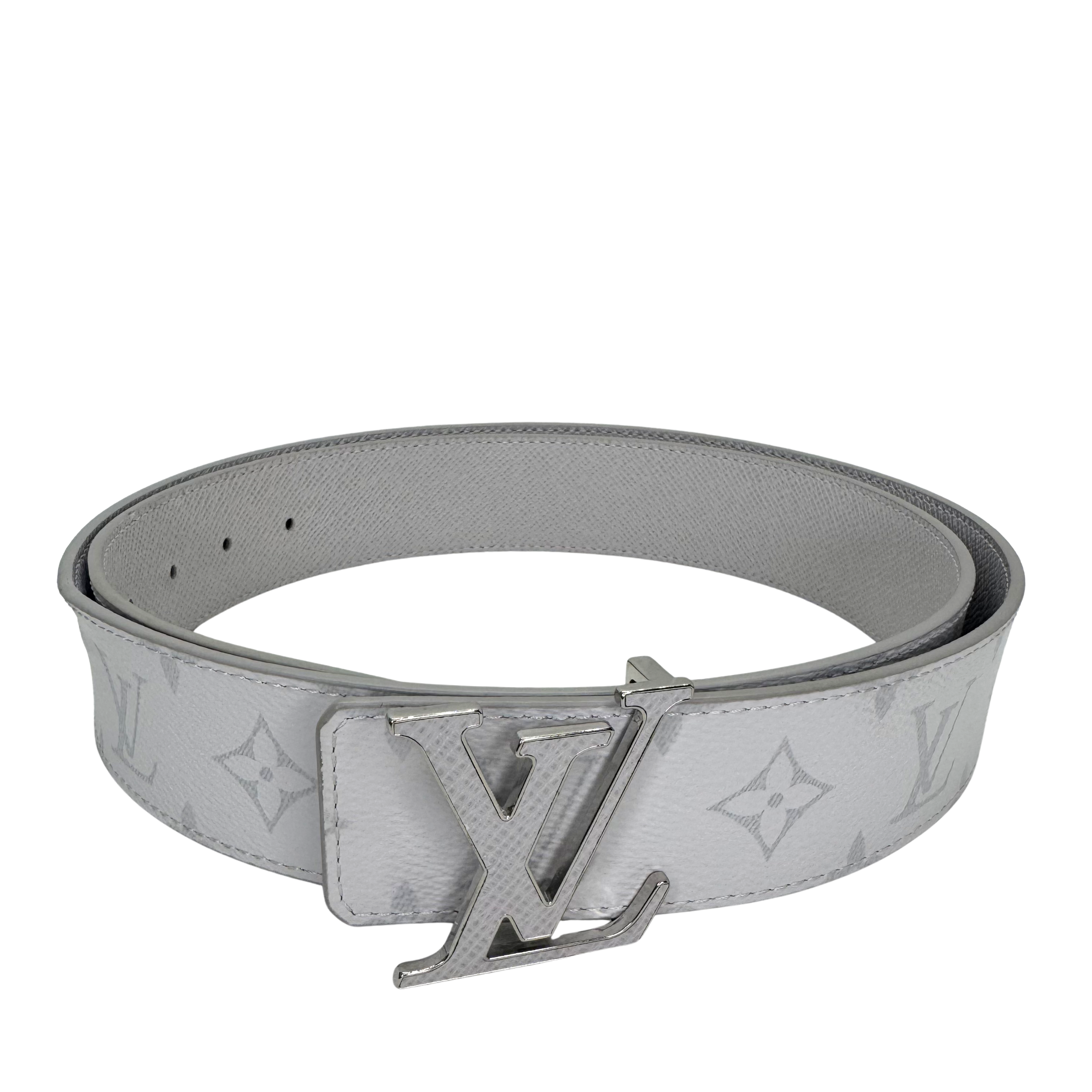 Louis Vuitton LV Initiales white monogram 40mm Reversible Belt