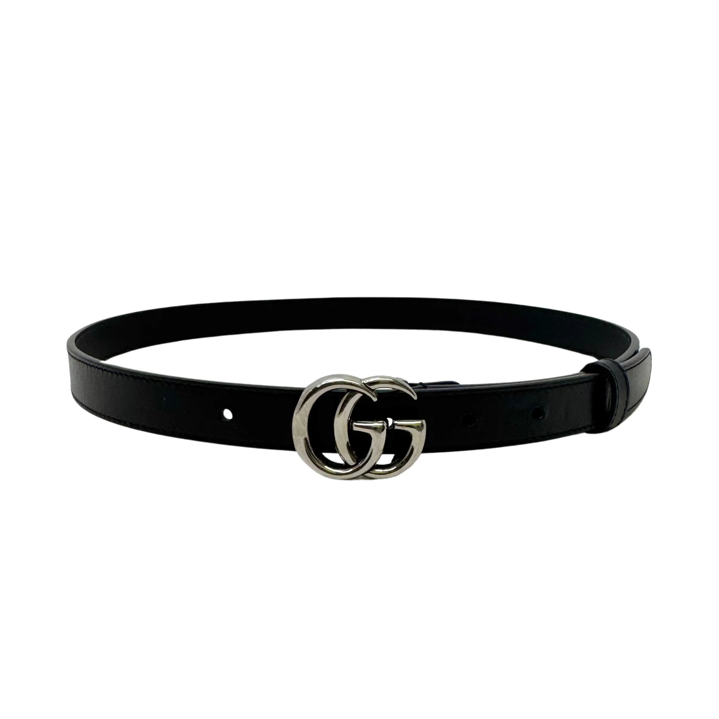 Gucci GG Marmont Thin Belt Black 90 - Lost Designer