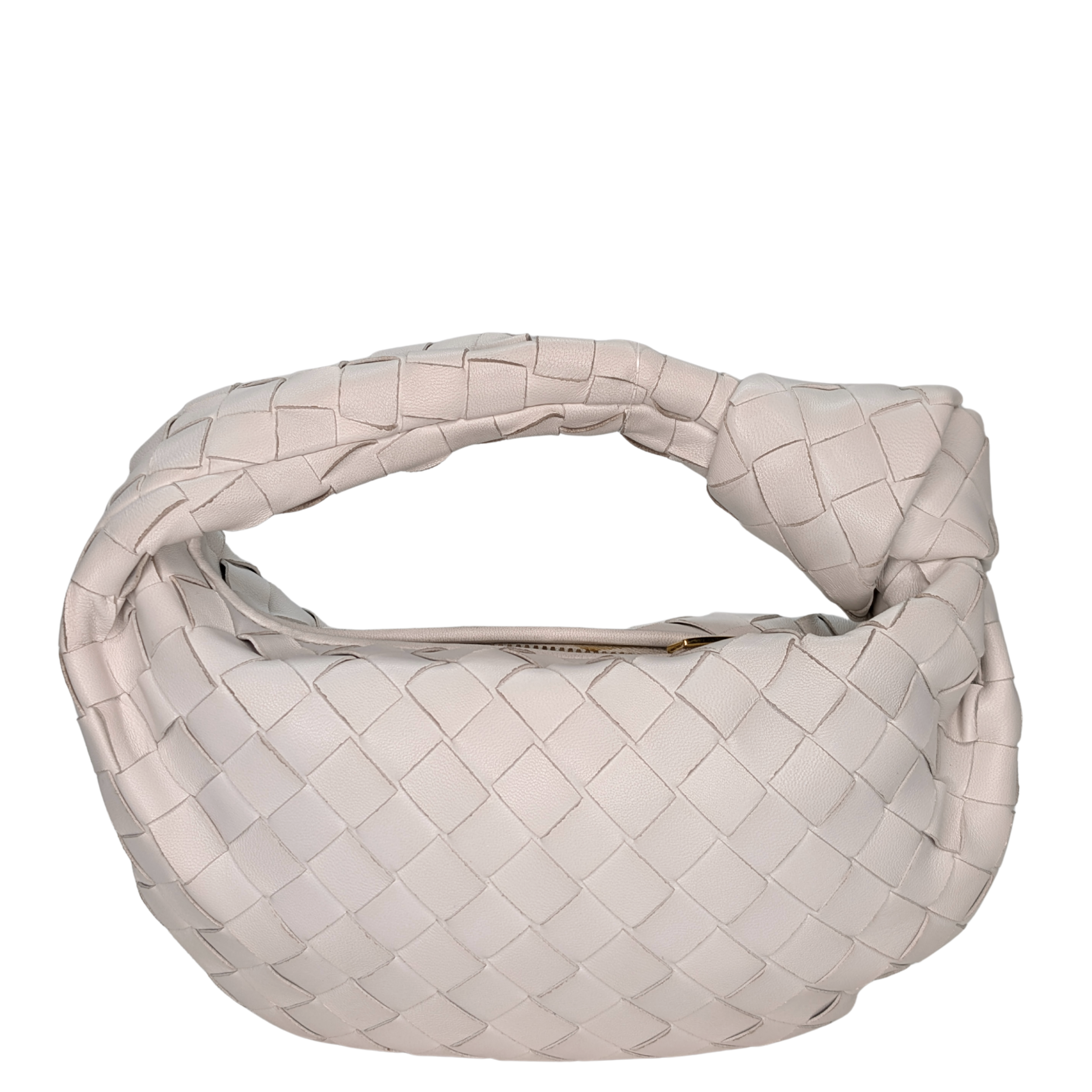 Bottega Veneta Mini Jodie Handbag White