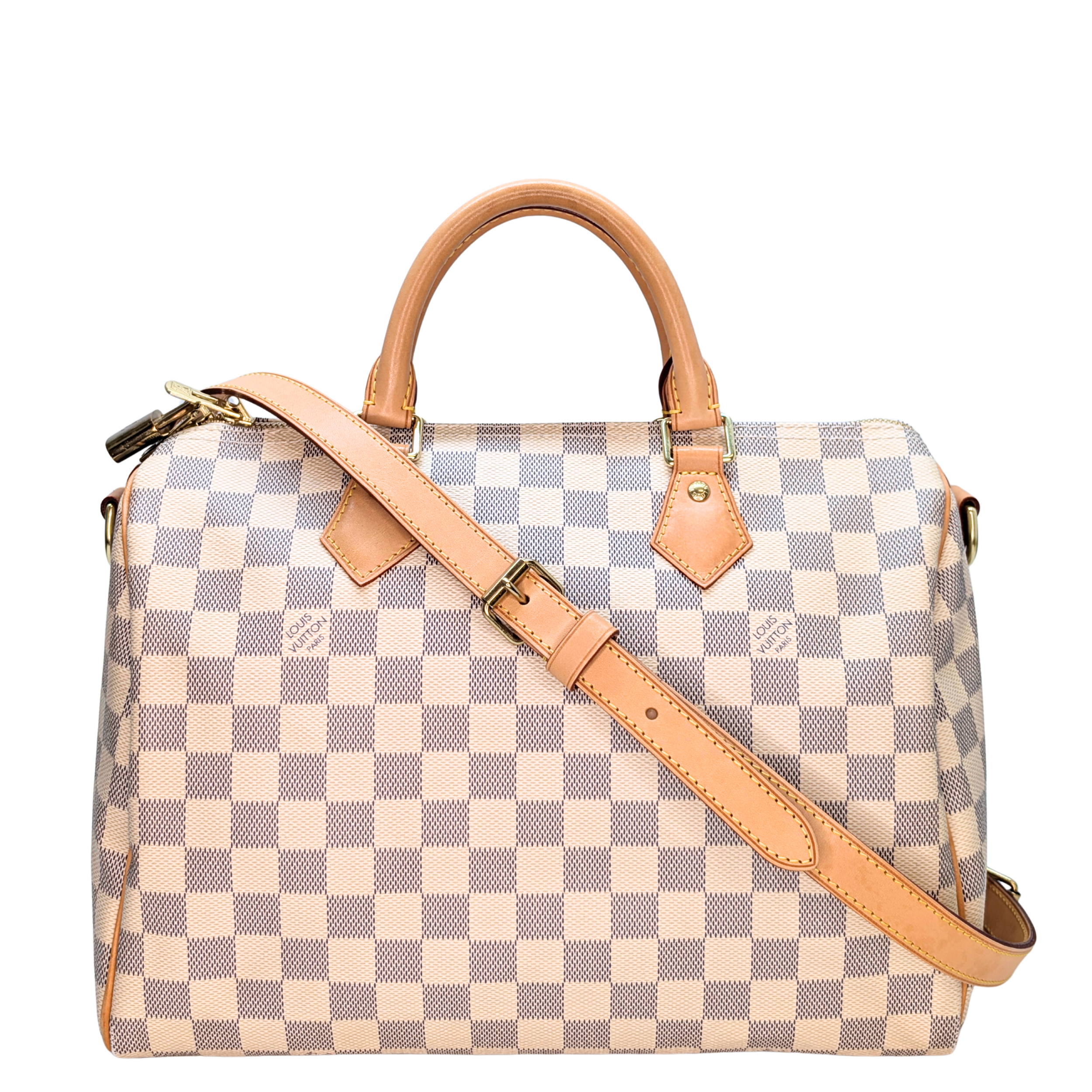 Louis Vuitton Speedy 30 Bandoulière Azur Damier Bag