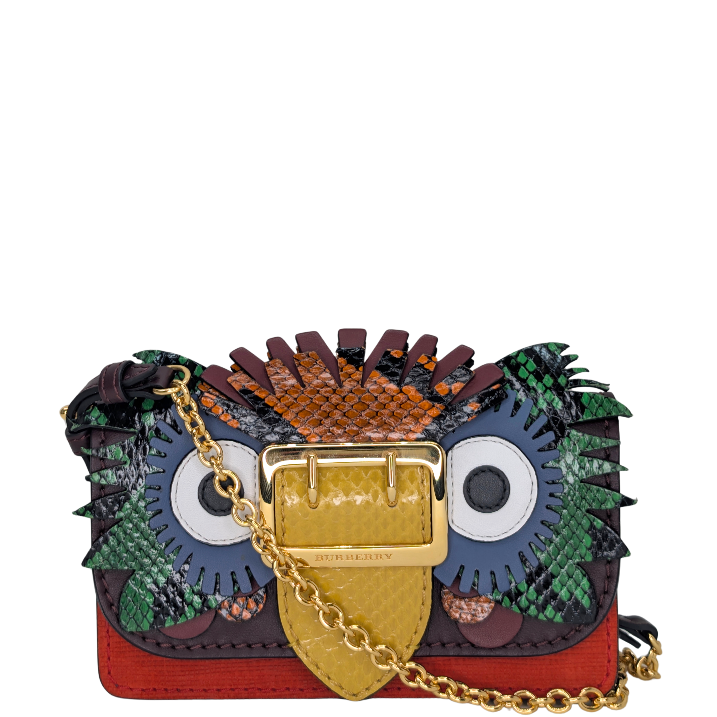 Burberry Mini Buckle Bag Owl Beasts Collection Crossbody Bag