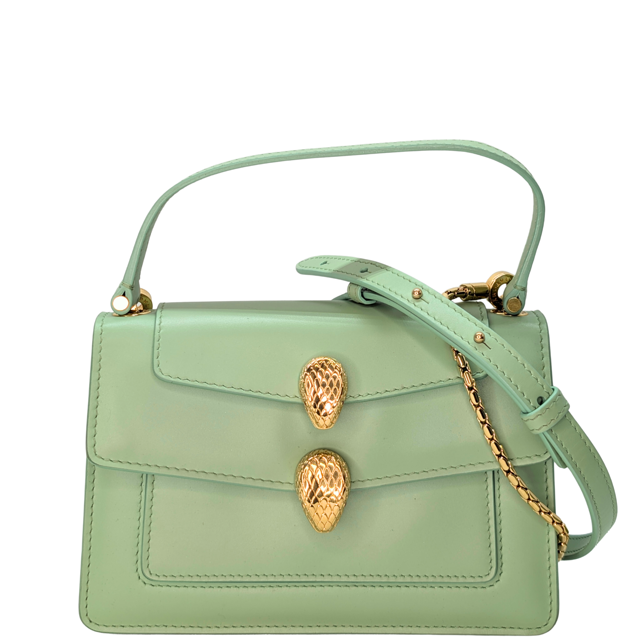 Bvlgari X Alexander Wang Serpenti Bag Sage Green