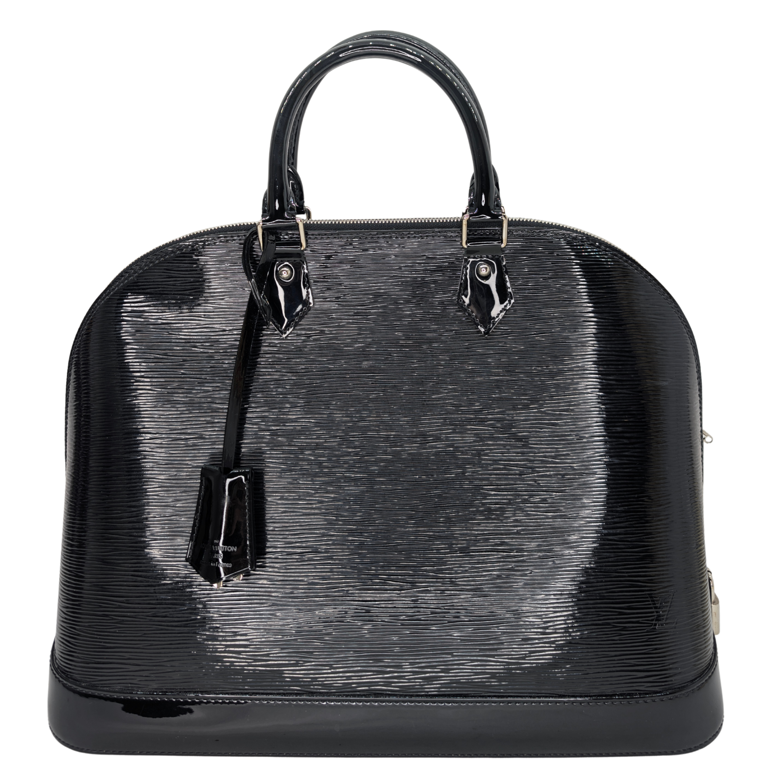 Louis Vuitton Alma GM Bag Epi Leather Electric Black