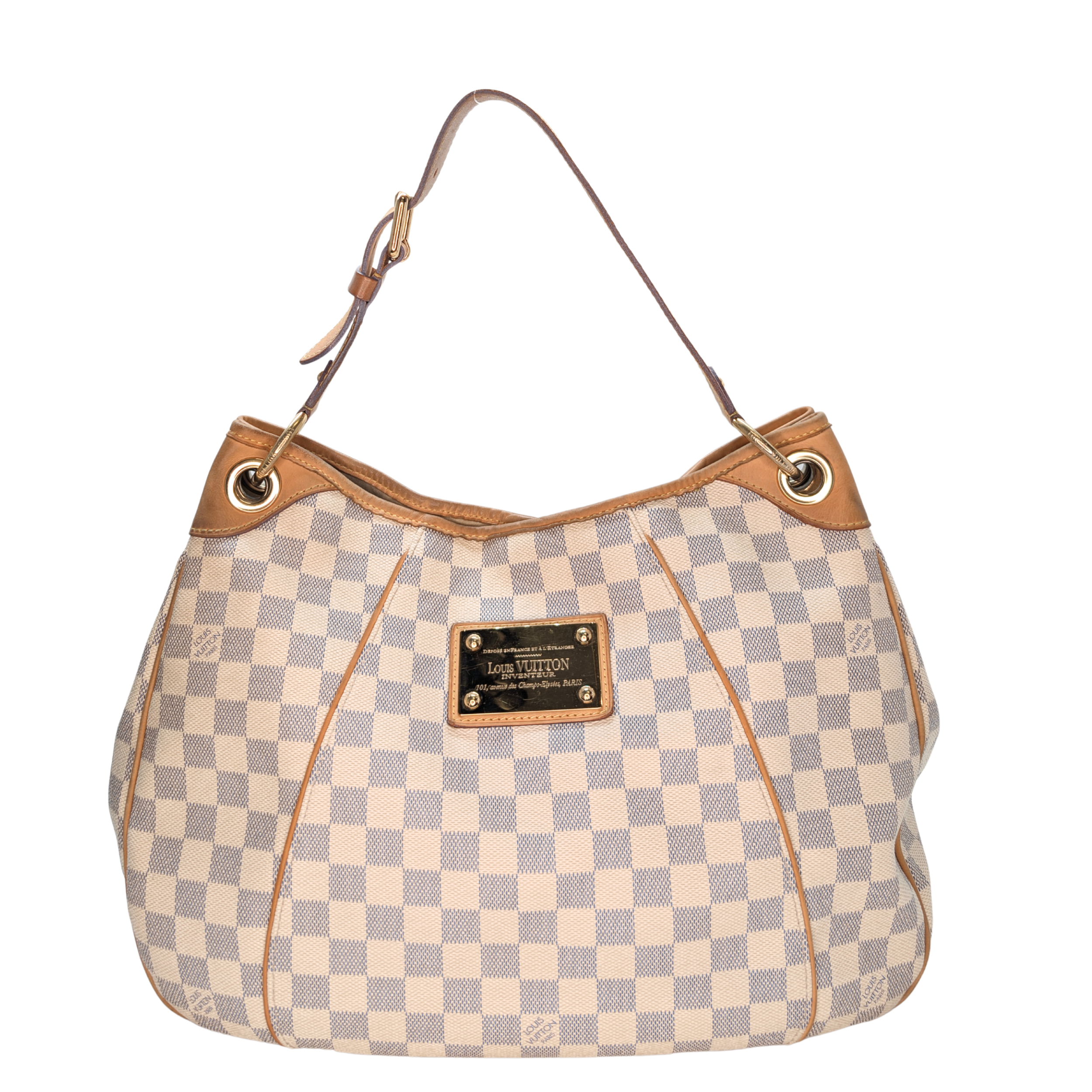 Louis Vuitton Gallera PM Damier Azur Shoulder Bag
